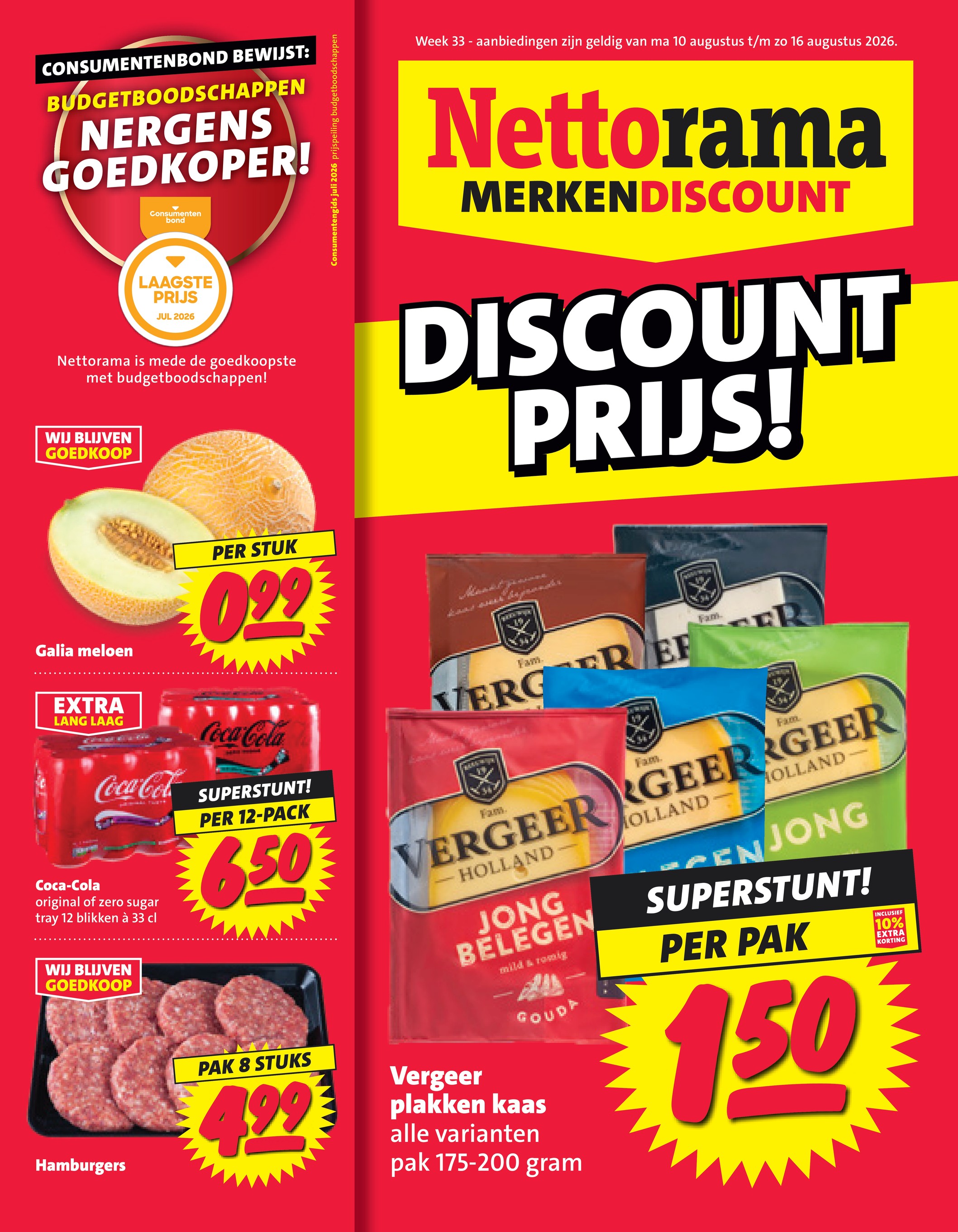 nettorama - Nettorama folder voor volgende week van maandag 10-08-2026 tot zondag 16-08-2026