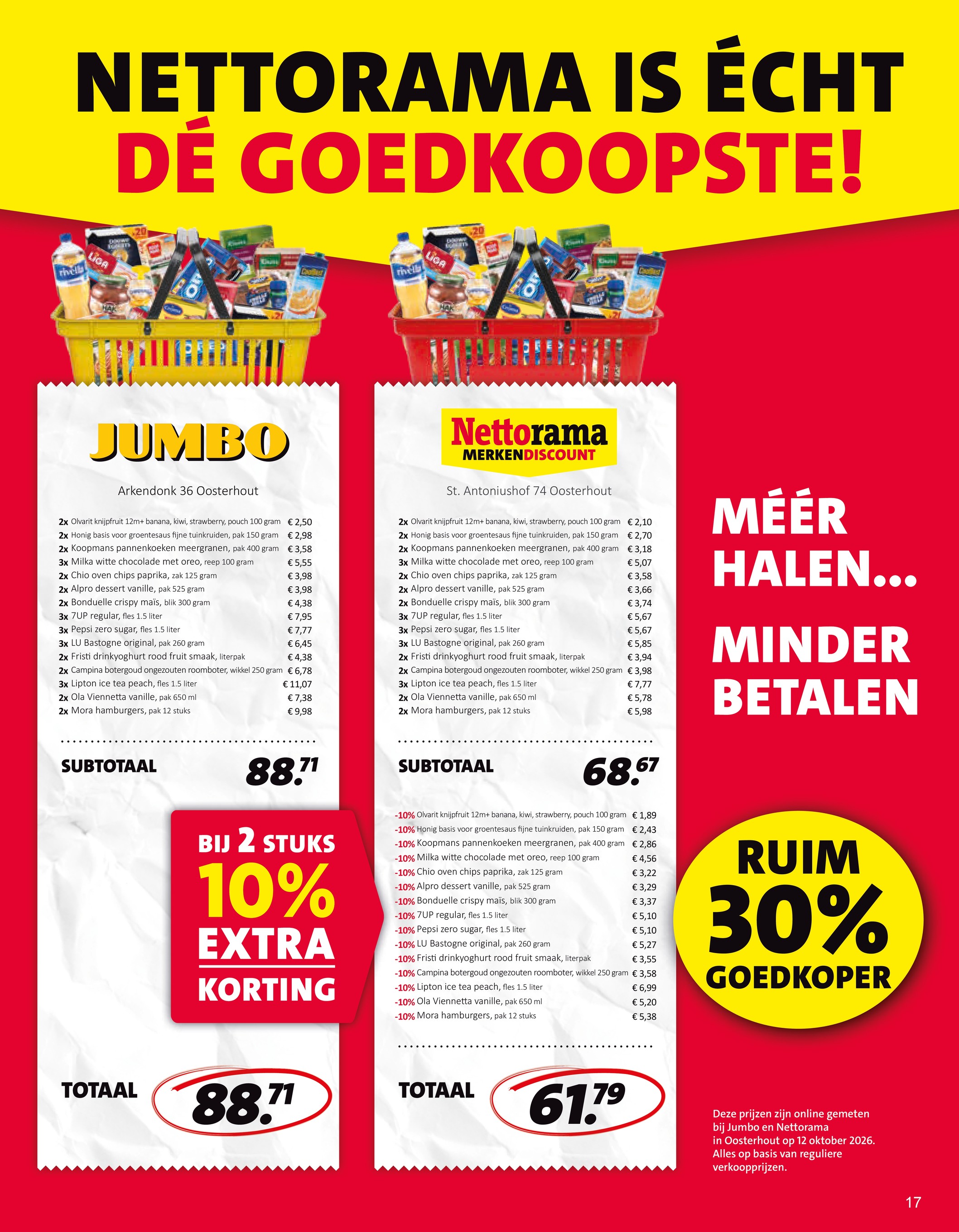 nettorama - Nettorama folder voor volgende week van maandag 26-10-2026 tot zondag 01-11-2026 - page: 17
