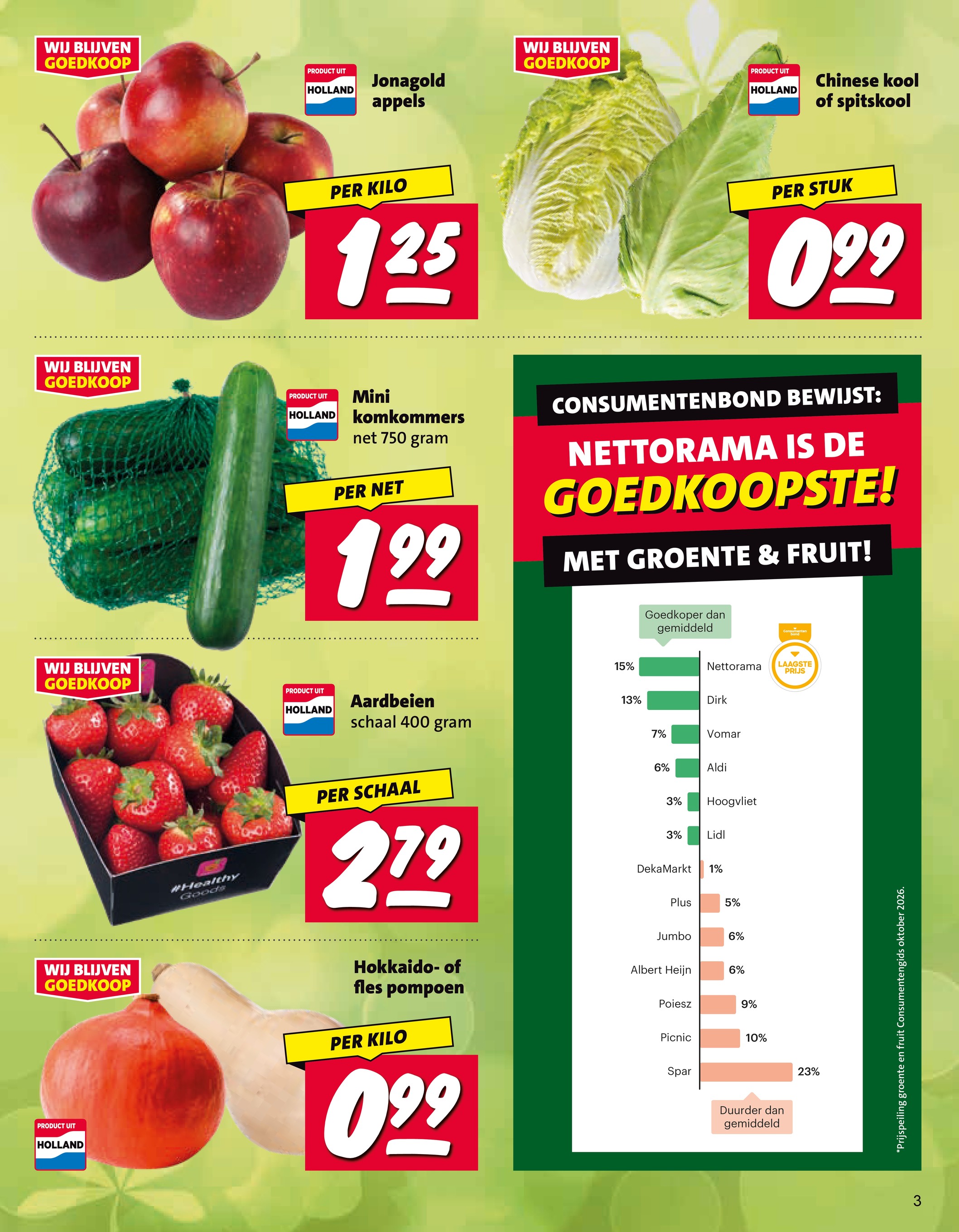nettorama - Nettorama folder voor volgende week van maandag 26-10-2026 tot zondag 01-11-2026 - page: 3