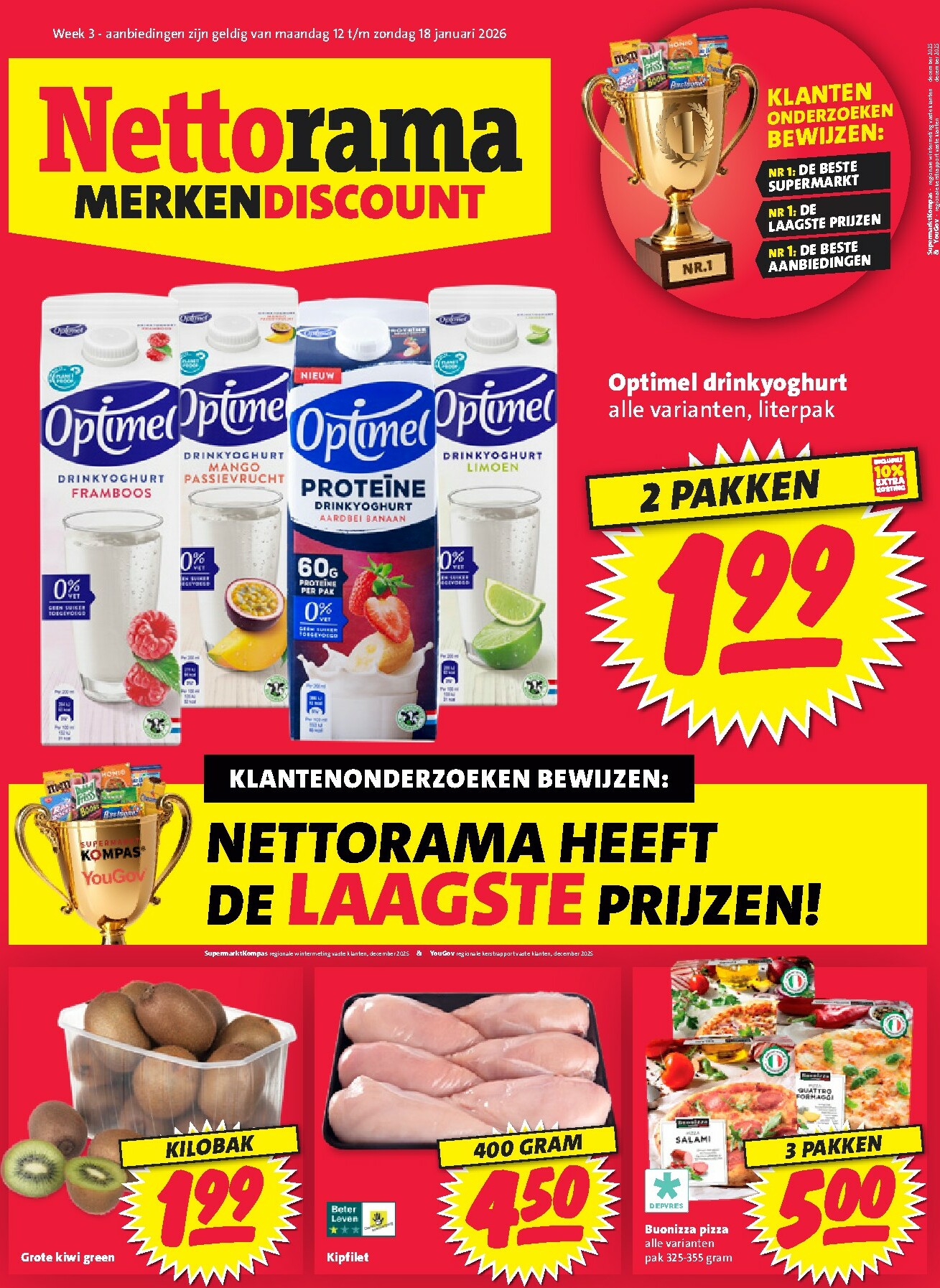 nettorama - De Nettorama folder geldig vanaf 12-01 t/m 18-01 - page: 1