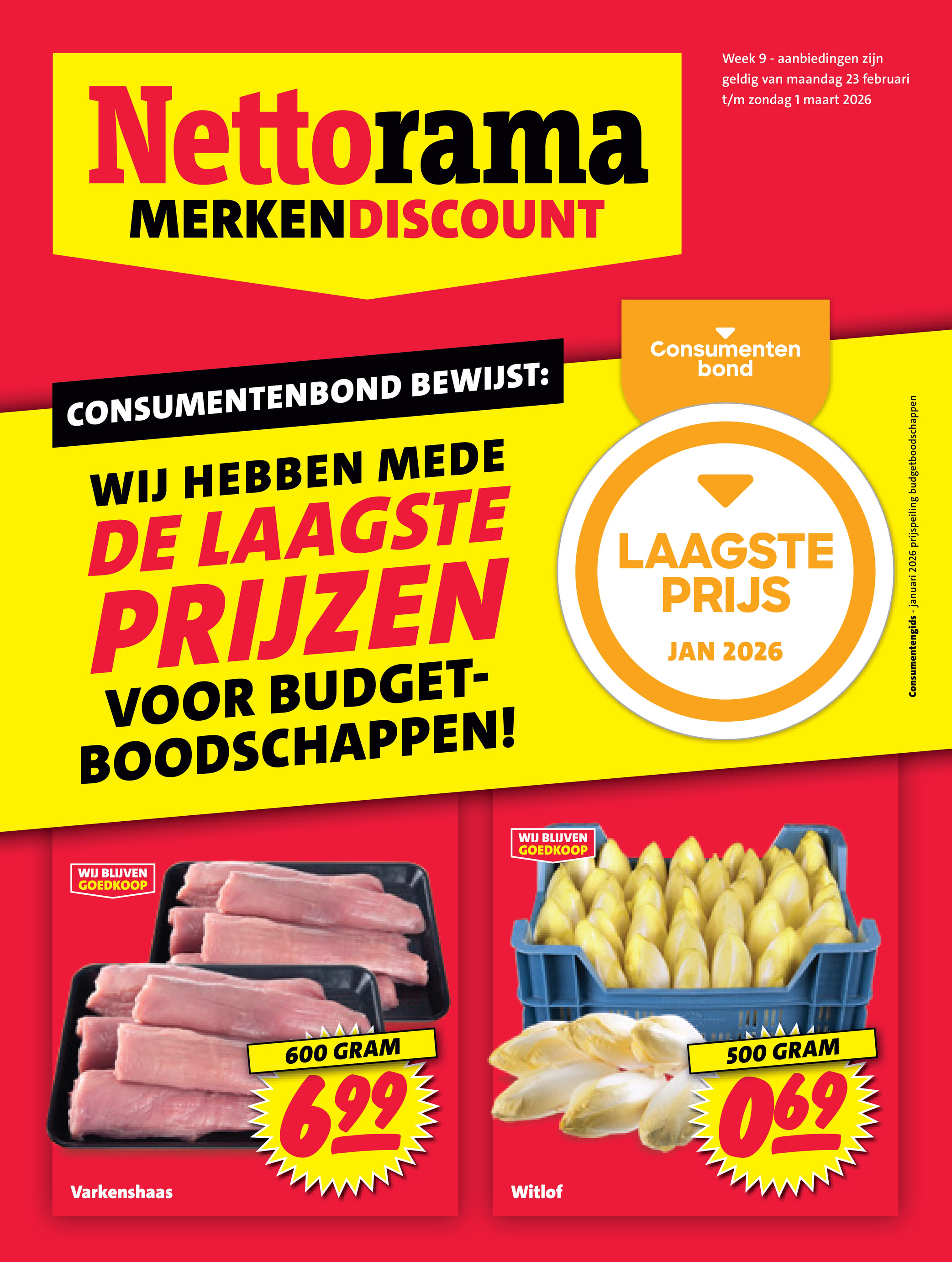 nettorama - De Nettorama folder geldig vanaf 23-02-2026 t/m 01-03-2026 - page: 1