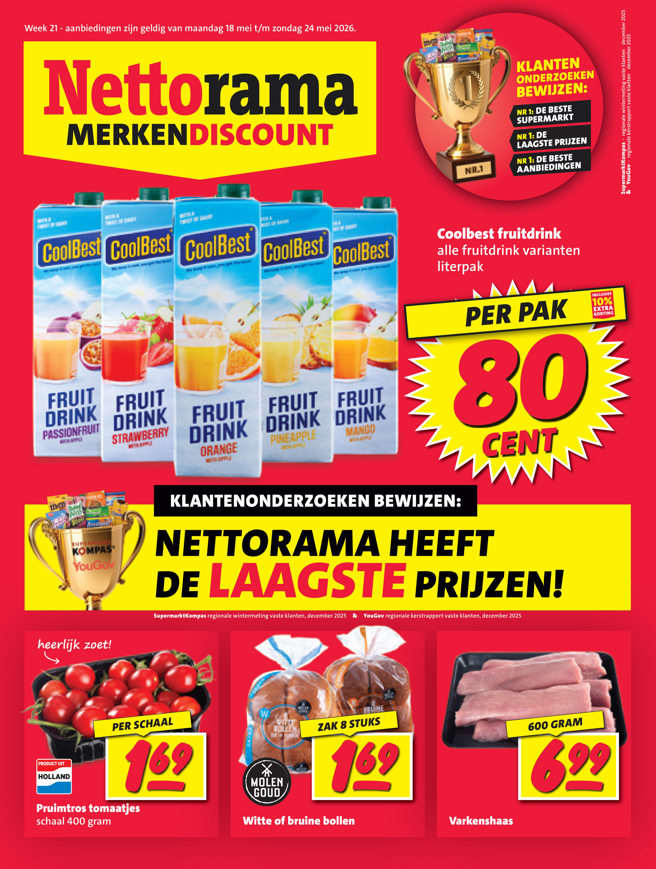 nettorama - Nettorama folder voor volgende week van maandag 18-05-2026 tot zondag 24-05-2026 - page: 1