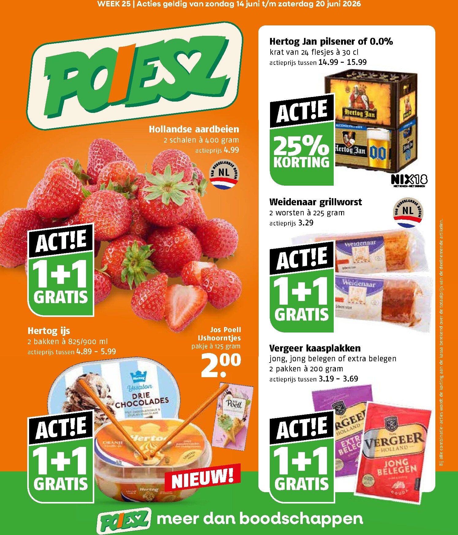 poiesz - Poiesz folder voor volgende week van zondag 14-06-2026 tot zaterdag 20-06-2026 - page: 1