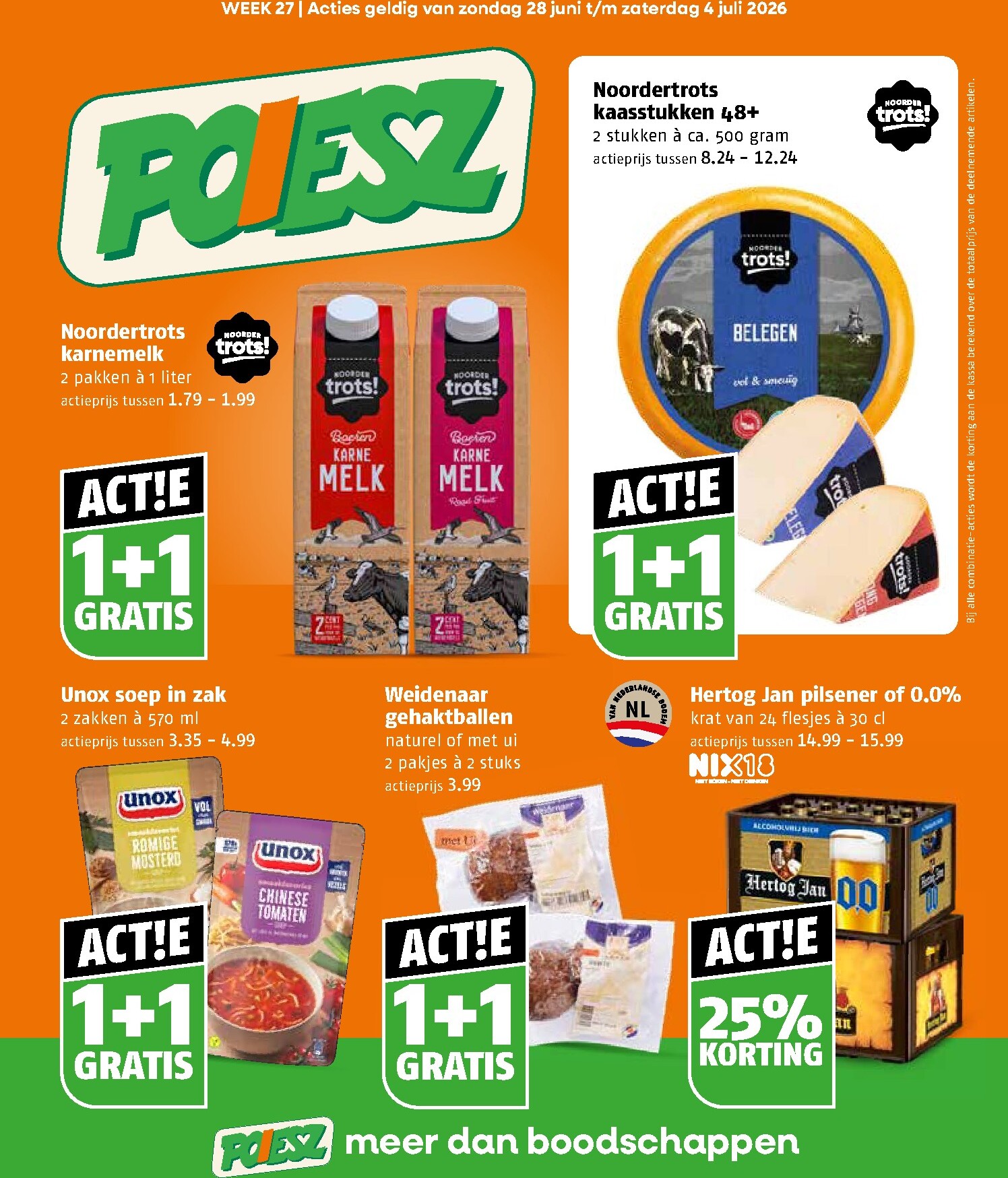 poiesz - Poiesz folder voor volgende week van zondag 28-06-2026 tot zaterdag 04-07-2026 - page: 1
