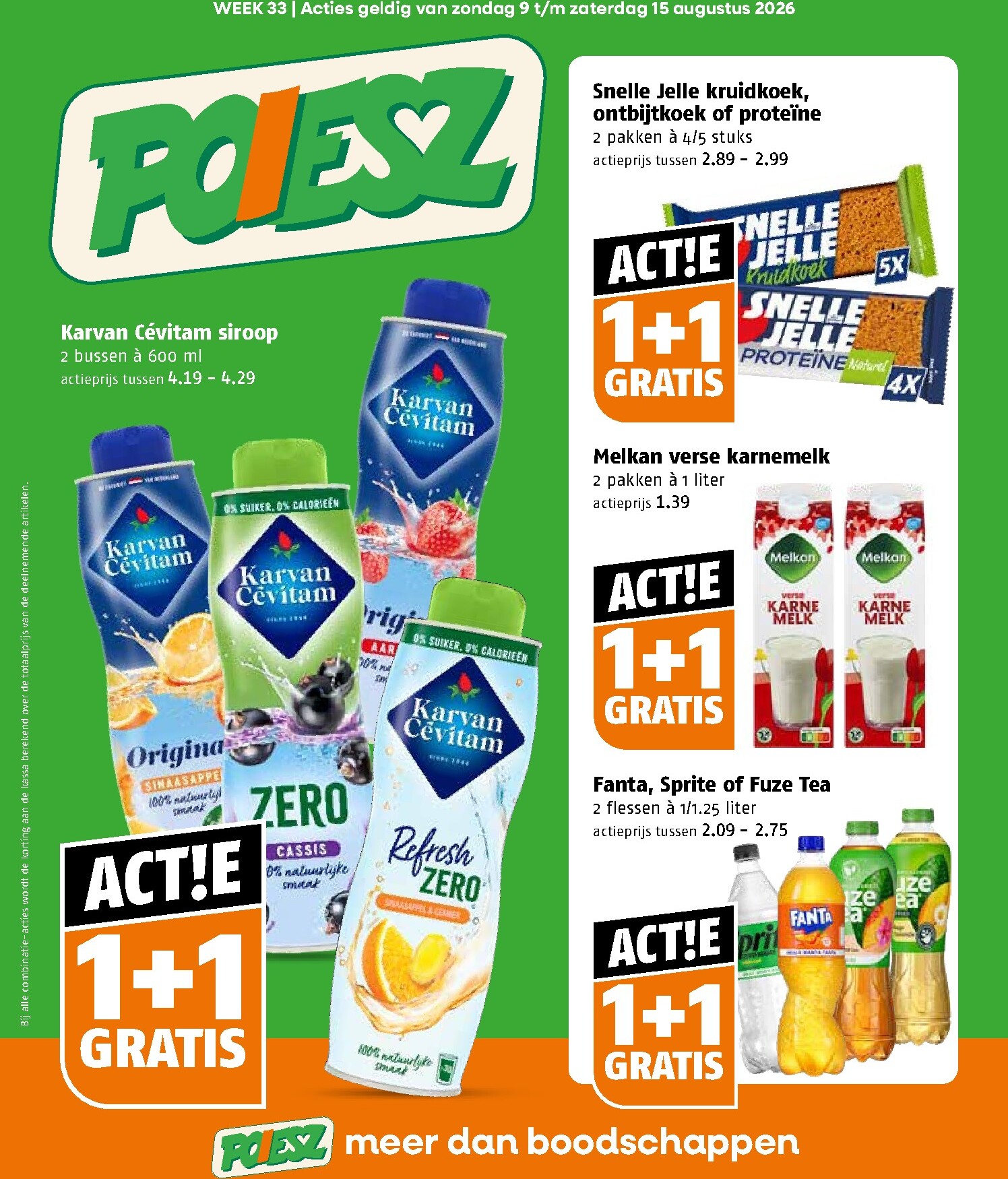 poiesz - Poiesz folder voor volgende week van zondag 09-08-2026 tot zaterdag 15-08-2026 - page: 1