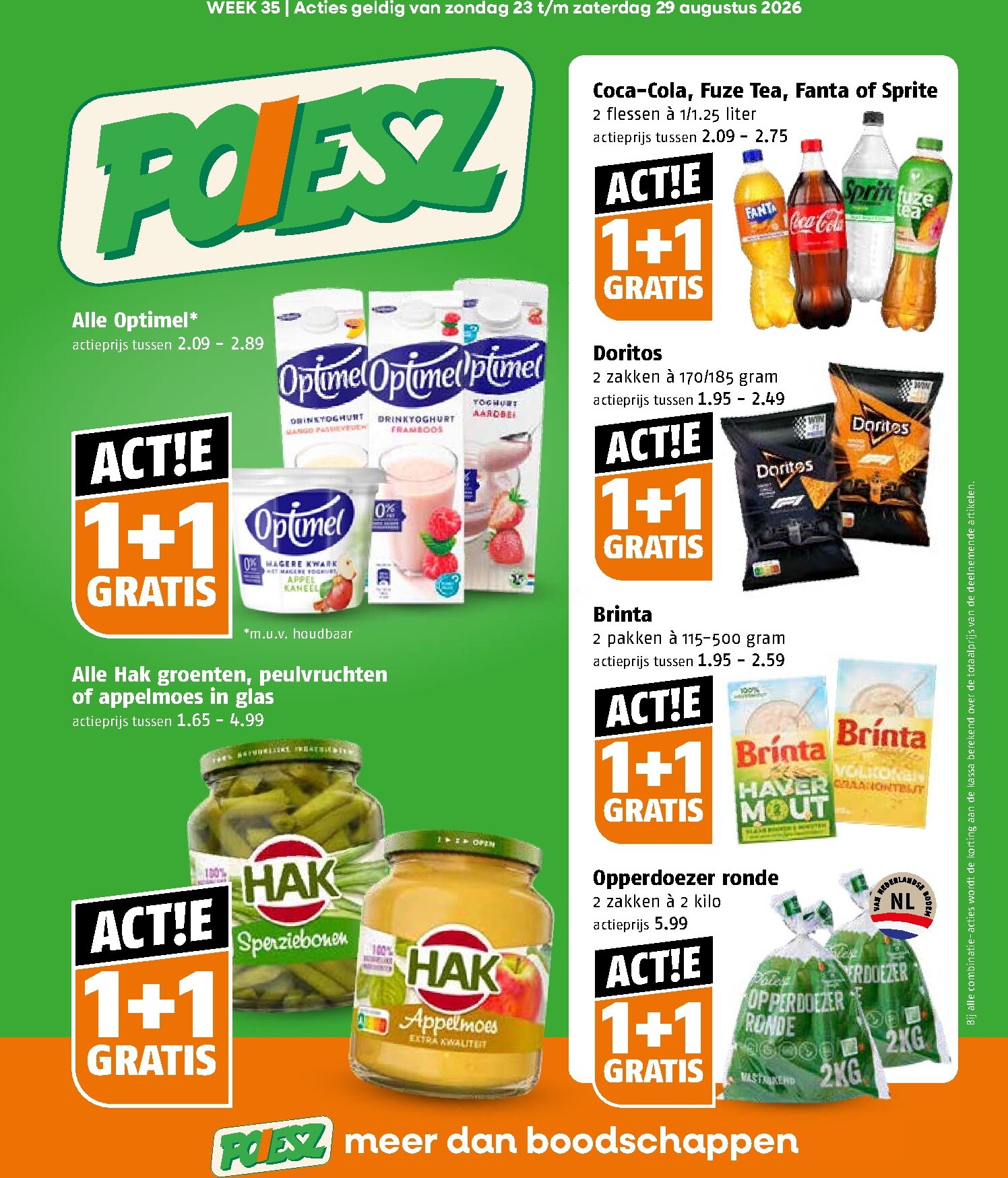 poiesz - Poiesz folder voor volgende week van zondag 23-08-2026 tot zaterdag 29-08-2026 - page: 1