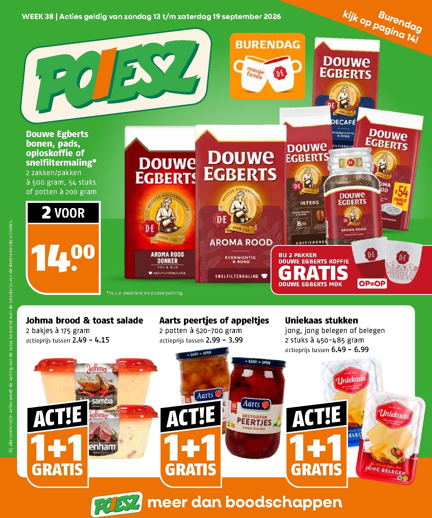 poiesz - Poiesz folder voor volgende week van zondag 13-09-2026 tot zaterdag 19-09-2026 - page: 1