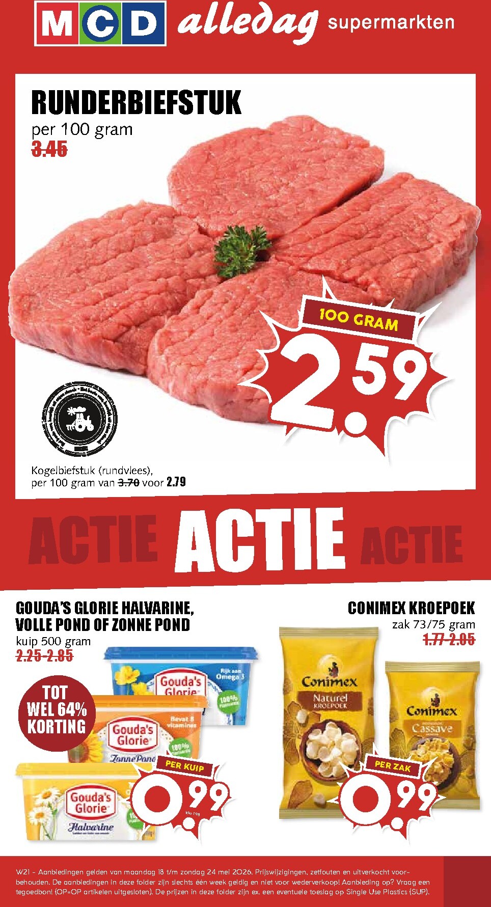 mcd - MCD - Alledag folder voor volgende week van maandag 18-05-2026 tot zondag 24-05-2026 - page: 1