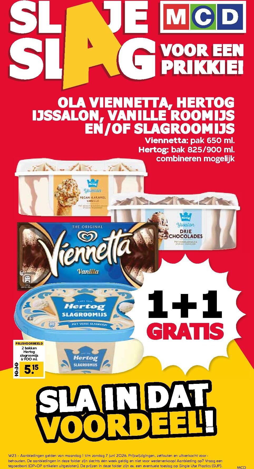 mcd - MCD - Supermarkt folder voor volgende week van maandag 01-06-2026 tot zondag 07-06-2026