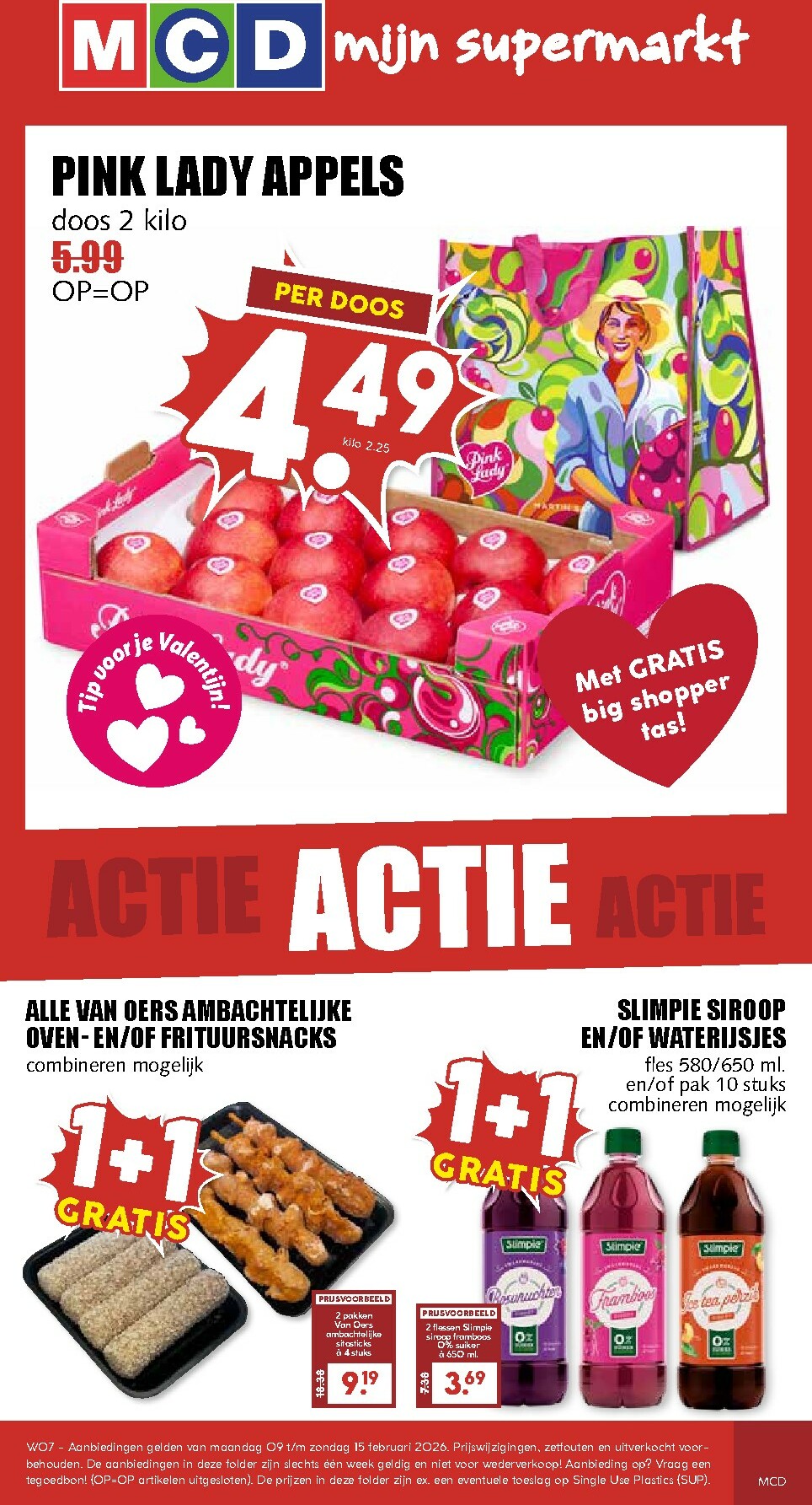 mcd - De MCD - Supermarkt folder geldig vanaf 09-02-2026 t/m 15-02-2026 - page: 1