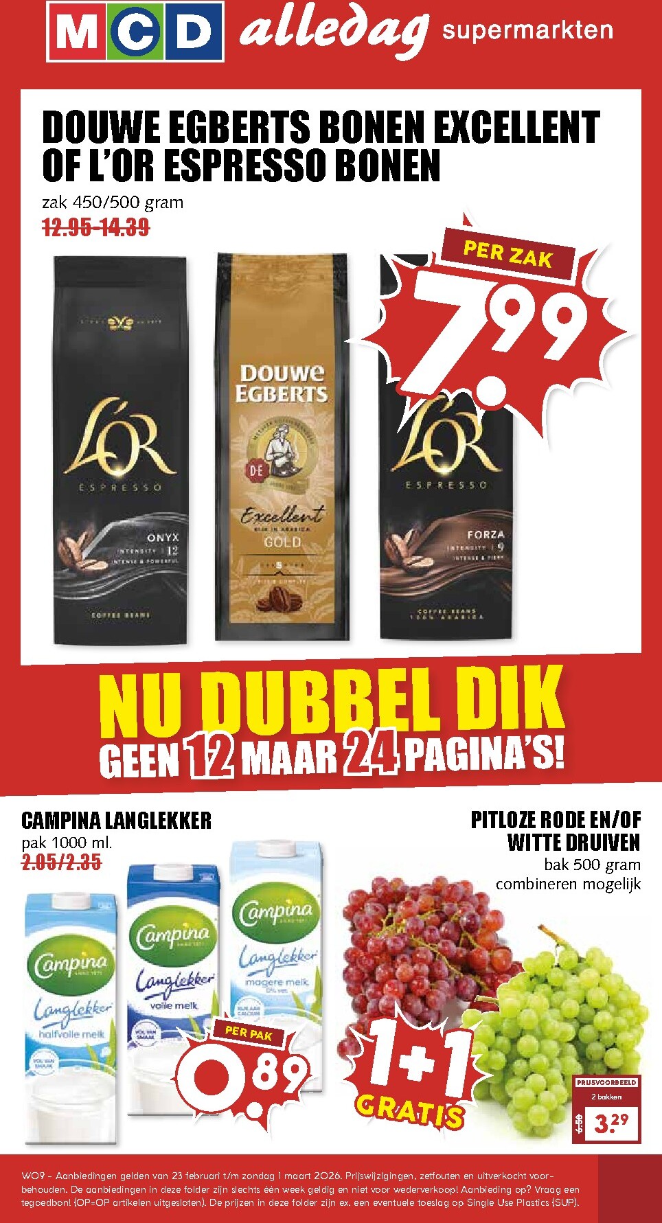 mcd - De MCD - Alledag folder geldig vanaf 23-02-2026 t/m 01-03-2026