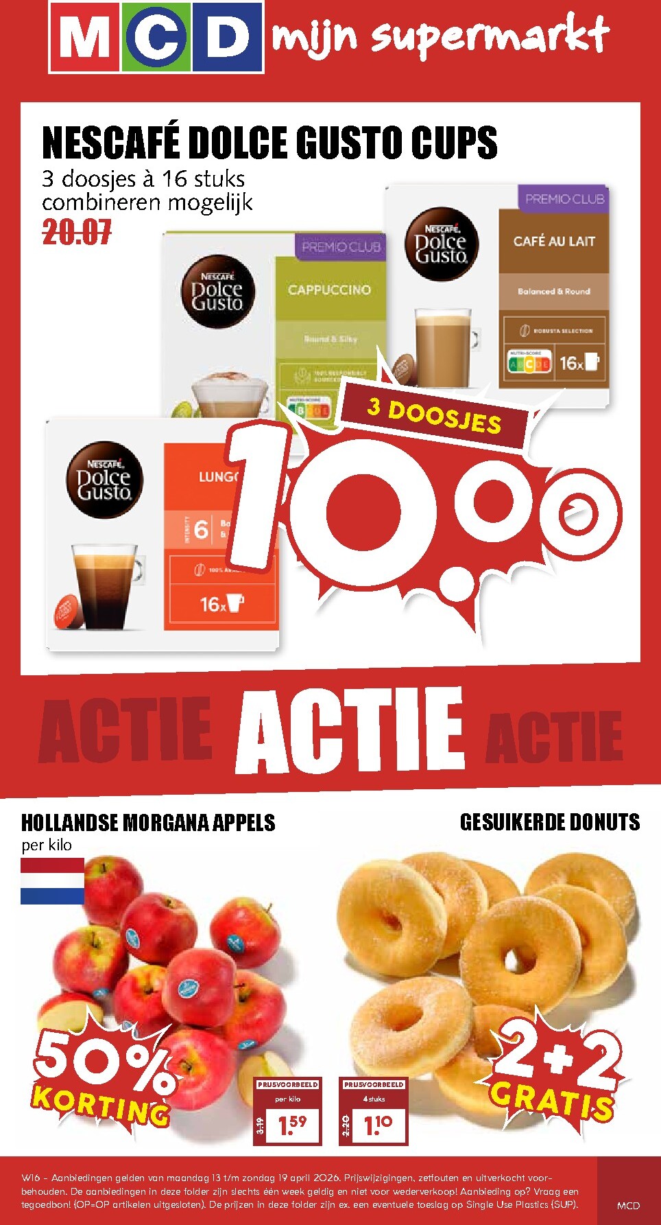 mcd - MCD - Supermarkt folder voor volgende week van maandag 13-04-2026 tot zondag 19-04-2026