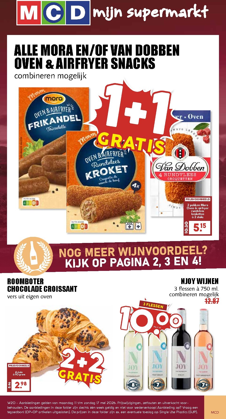 mcd - MCD - Supermarkt folder voor volgende week van maandag 11-05-2026 tot zondag 17-05-2026 - page: 1