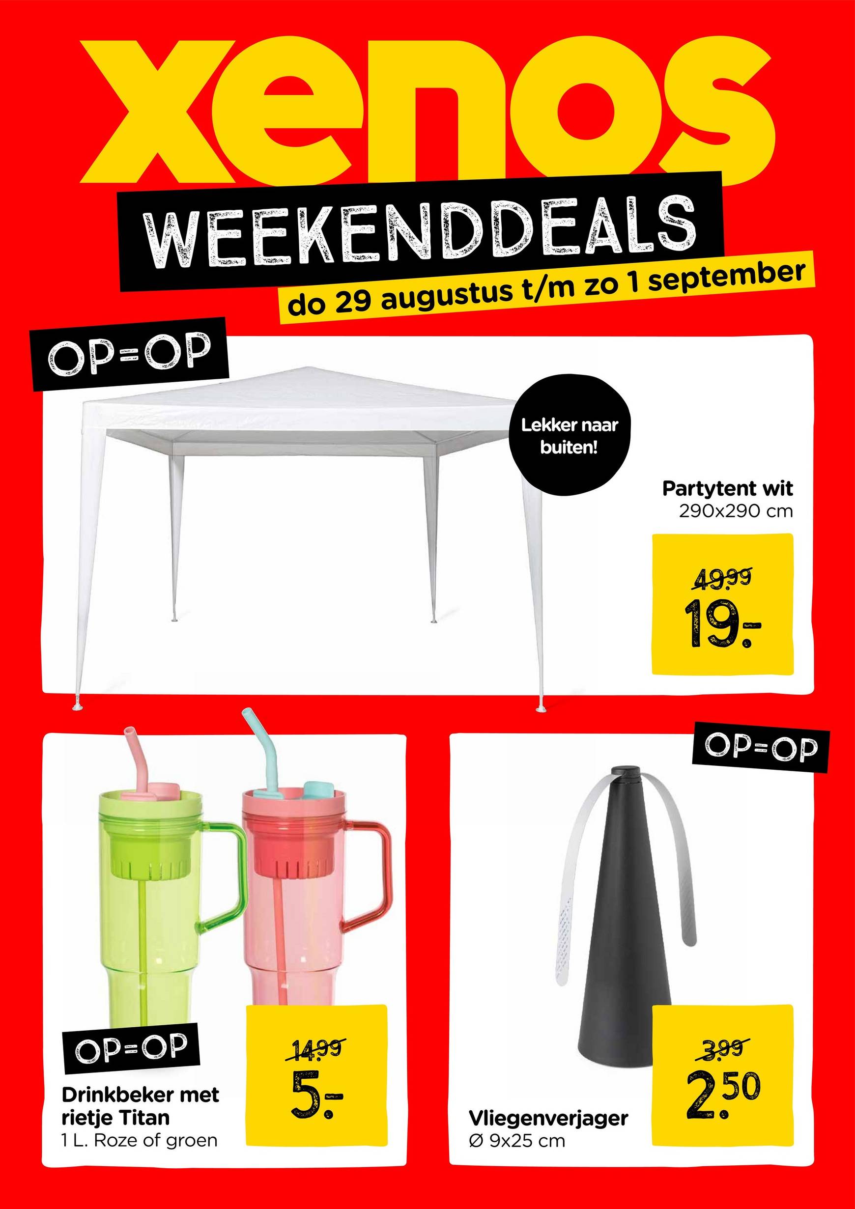 xenos - Xenos - Weekenddeals folder huidig 29.08. - 01.09.