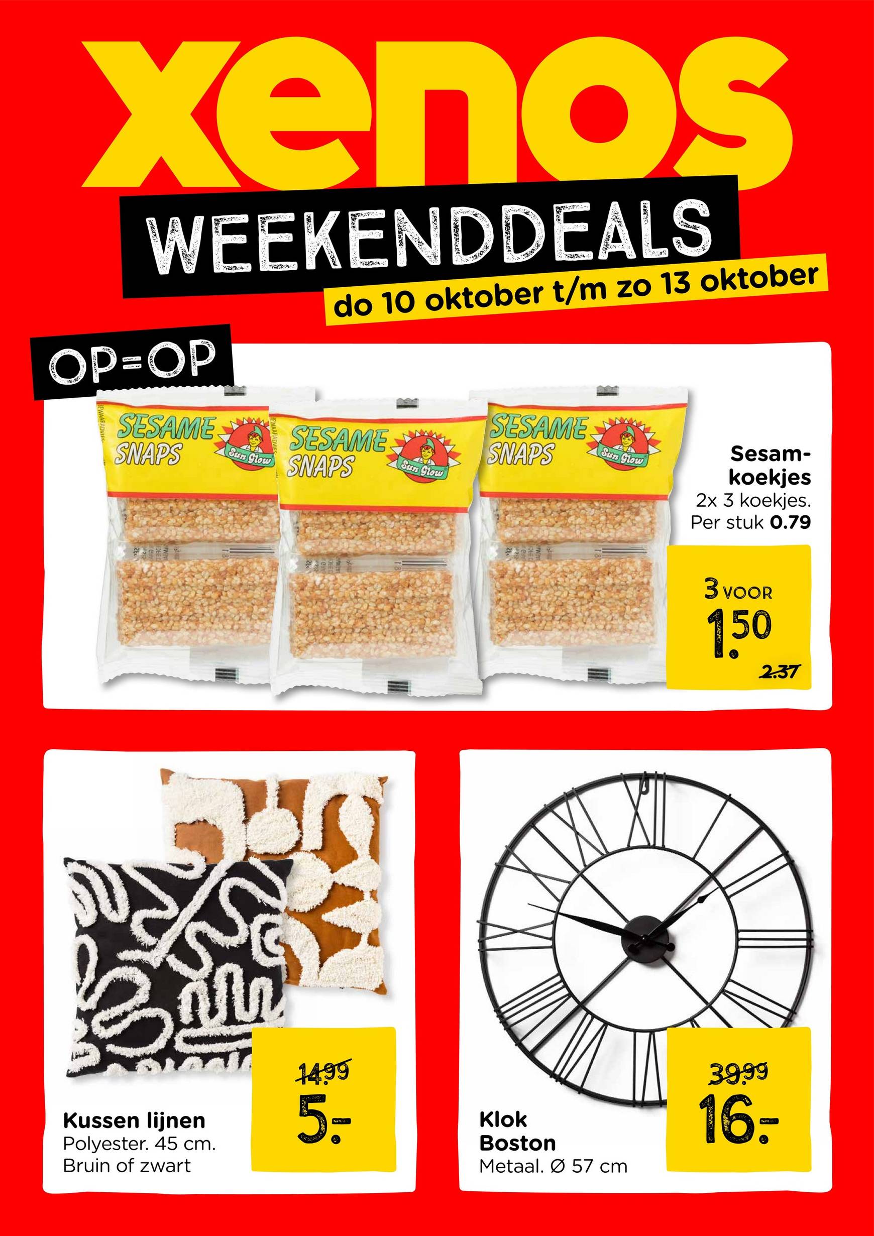 xenos - Xenos - Weekenddeals folder geldig vanaf 10.10. - 13.10.