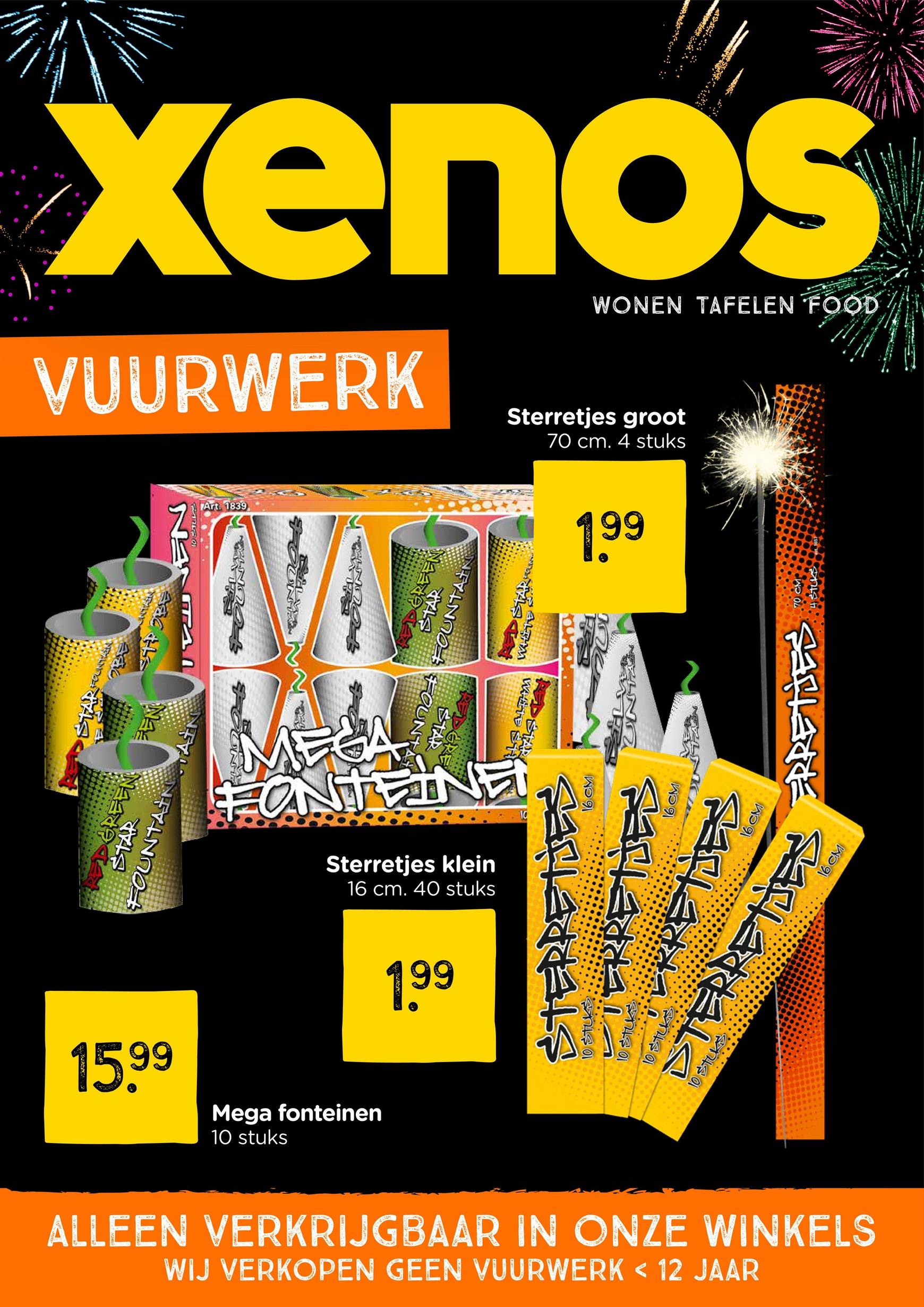 xenos - Xenos - Vuurwerk folder geldig vanaf 01-12 t/m 31-12