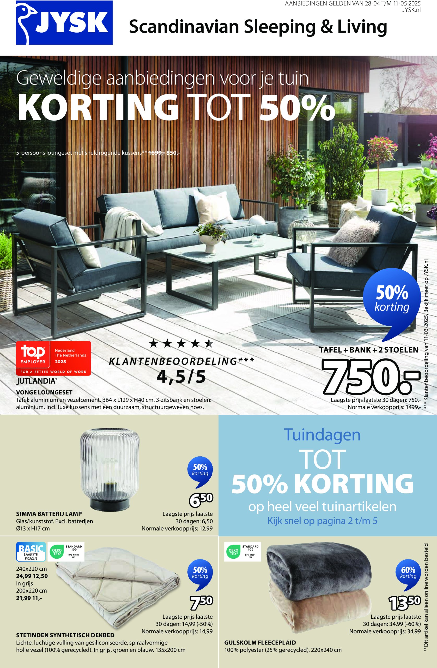 jysk - JYSK folder geldig vanaf 28-04 t/m 11-05 - page: 1