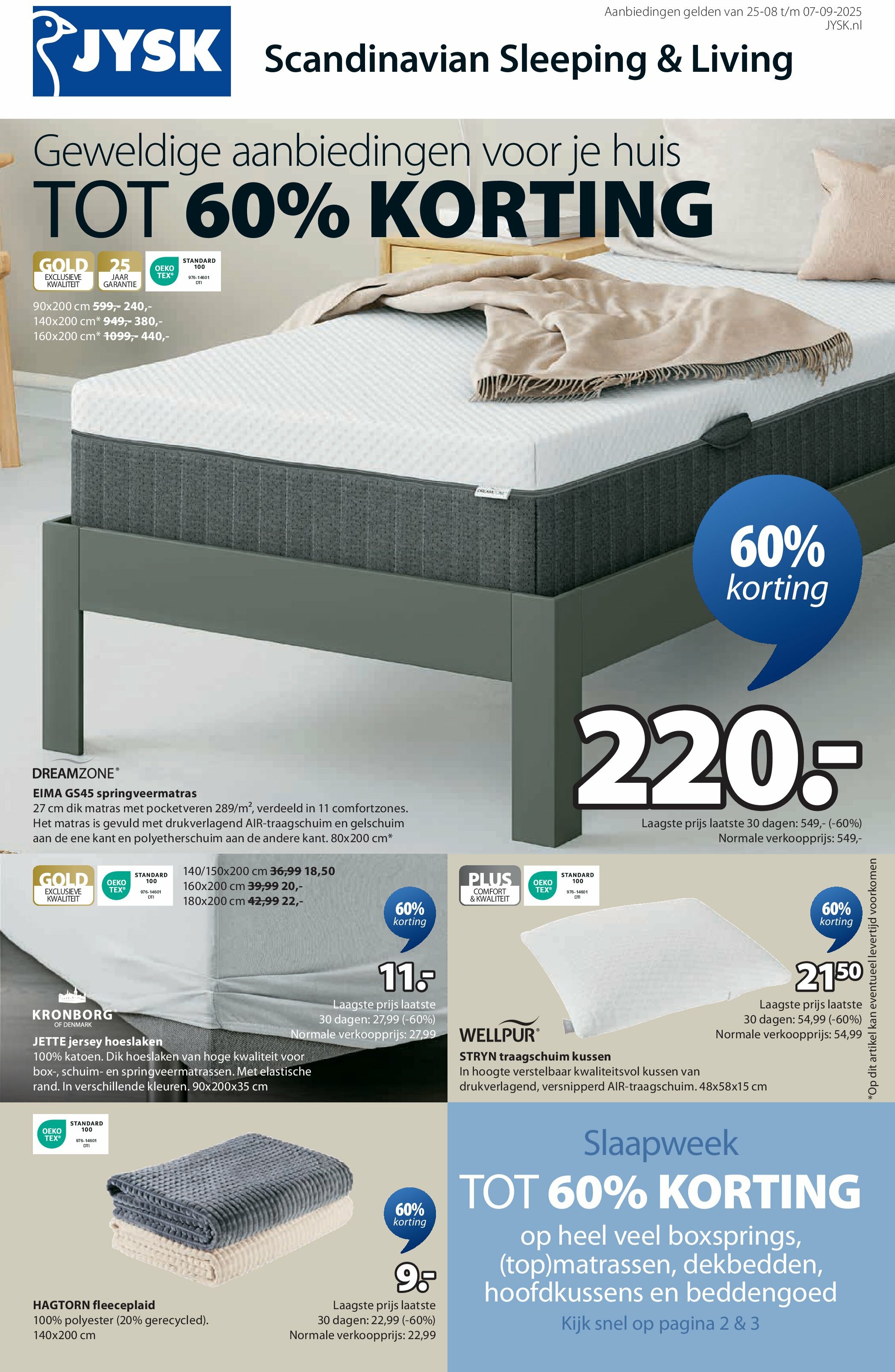 jysk - JYSK folder geldig vanaf 25-08 t/m 07-09 - page: 1