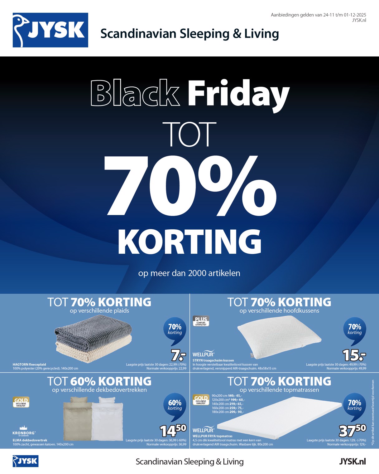 jysk - De JYSK folder geldig vanaf 24-11 t/m 01-12