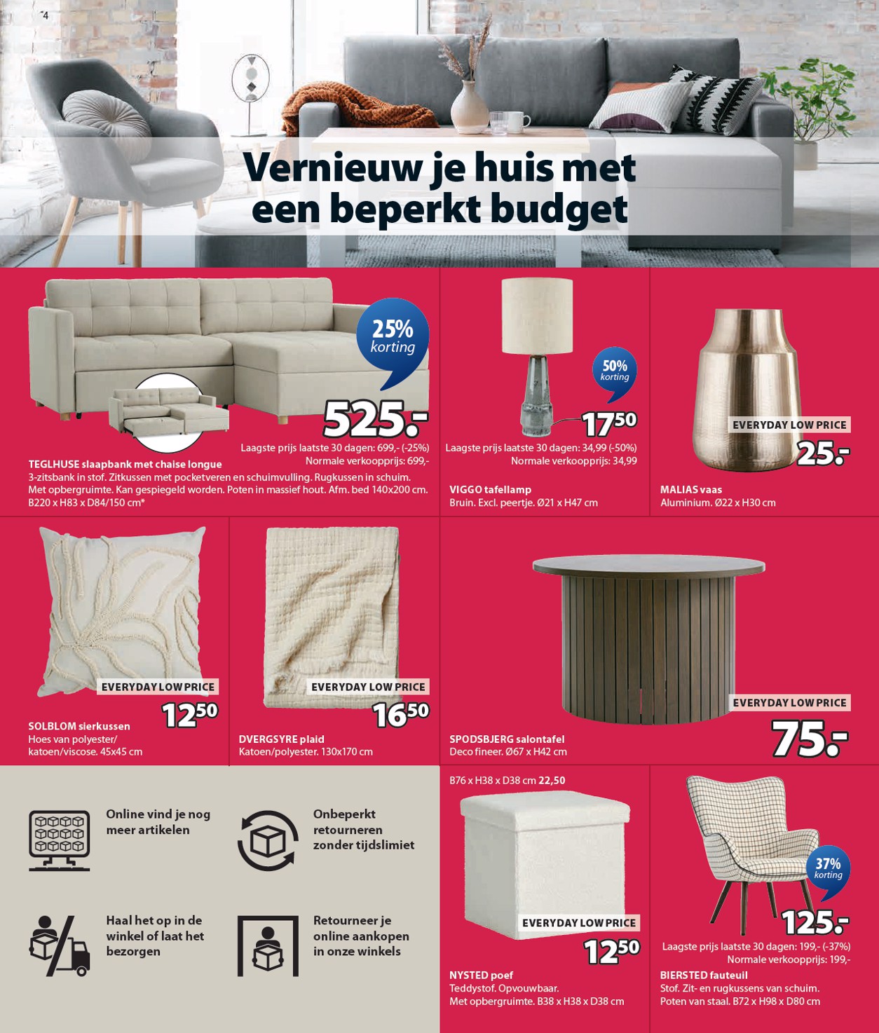 jysk - De JYSK folder geldig vanaf 05-01 t/m 18-01 - page: 4