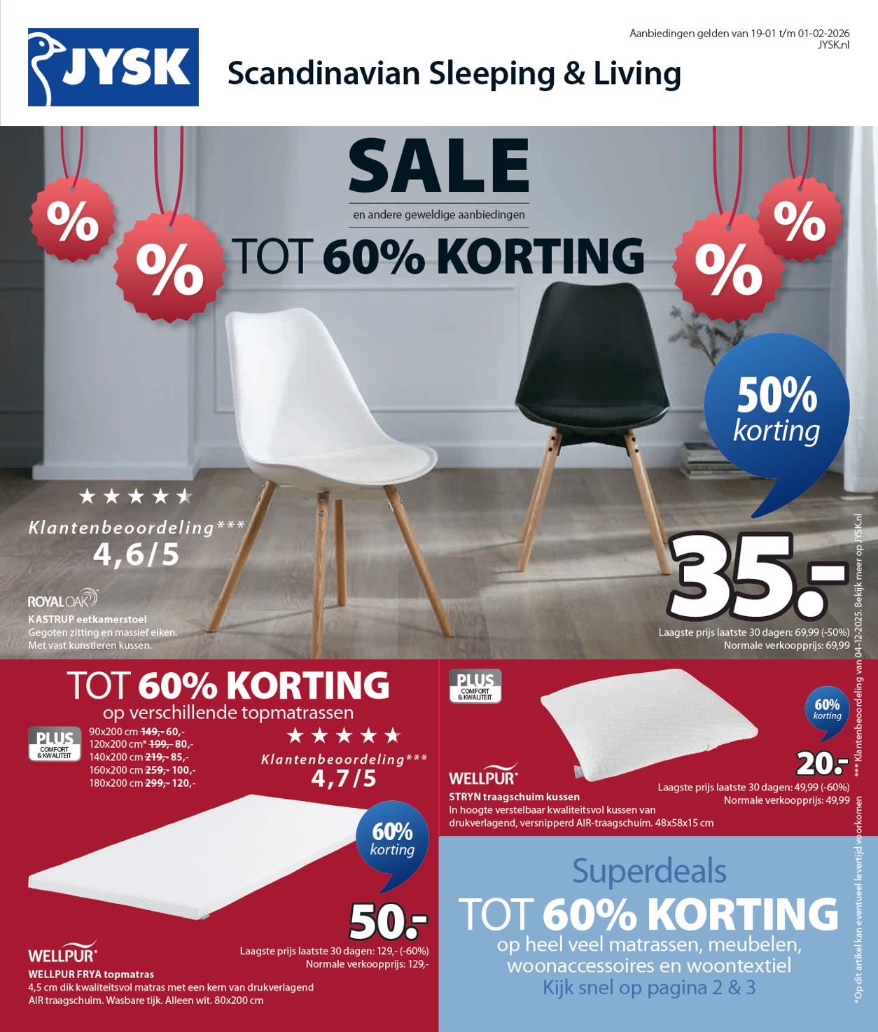 jysk - De JYSK folder geldig vanaf 19-01 t/m 01-02 - page: 1