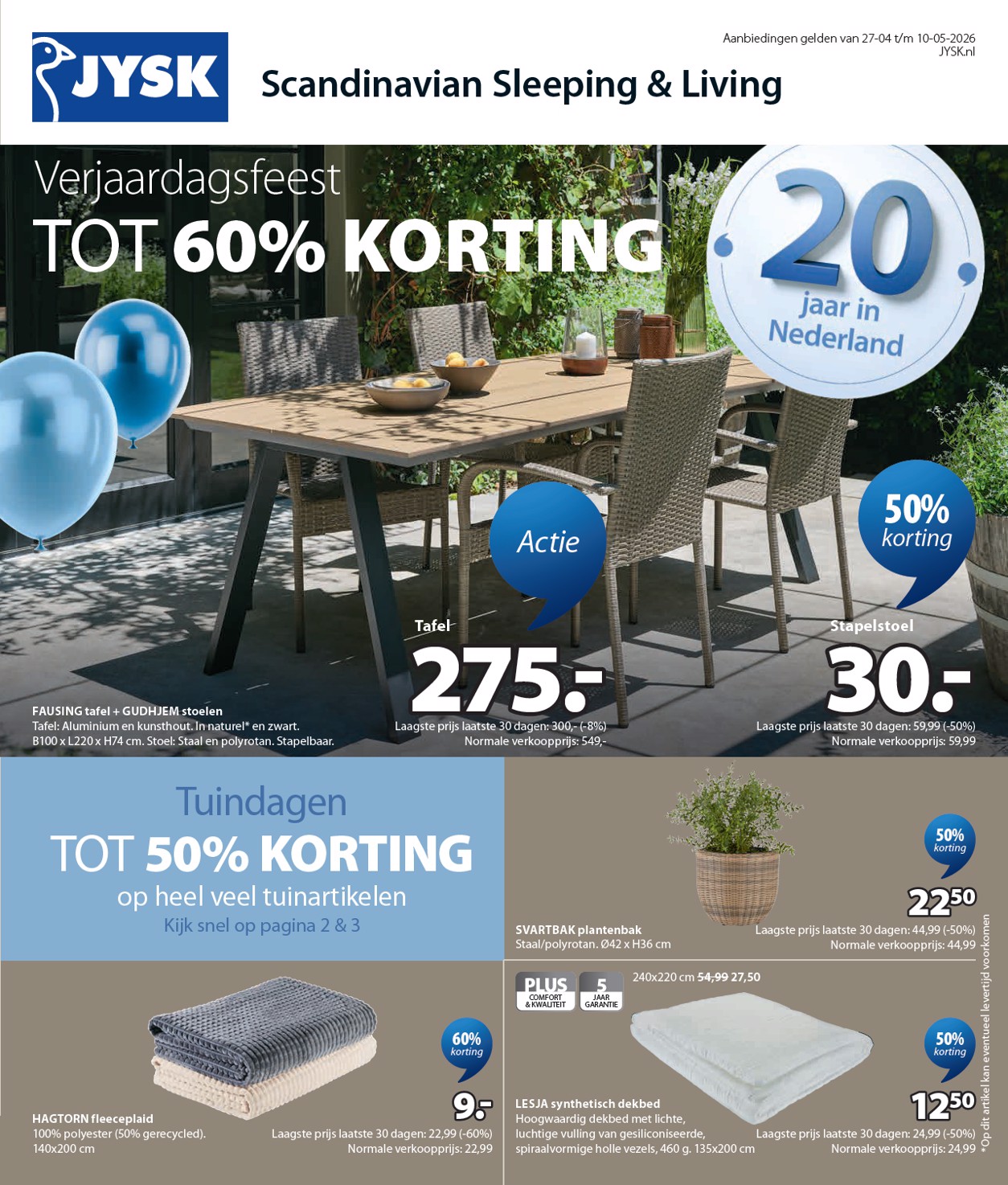 jysk - Huidige JYSK folder geldig van maandag 27-04-2026 tot zondag 10-05-2026 - page: 2