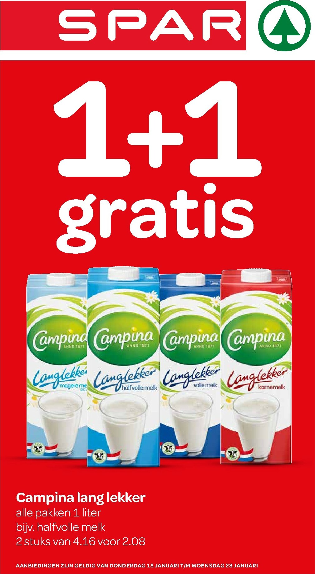 spar - De SPAR folder geldig vanaf 15-01 t/m 28-01 - page: 1