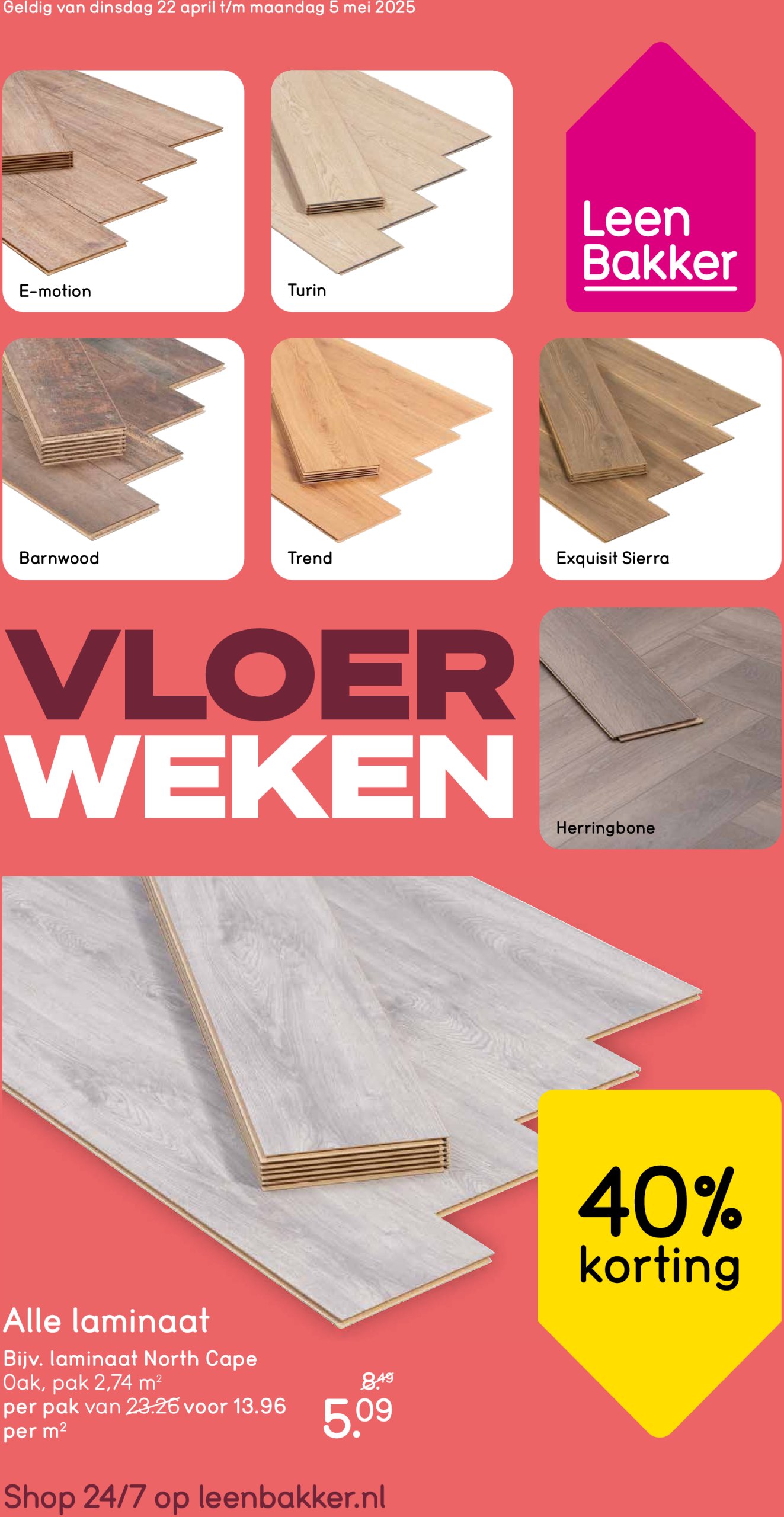 leen-bakker - Leen Bakker folder geldig vanaf 22-04 t/m 05-05