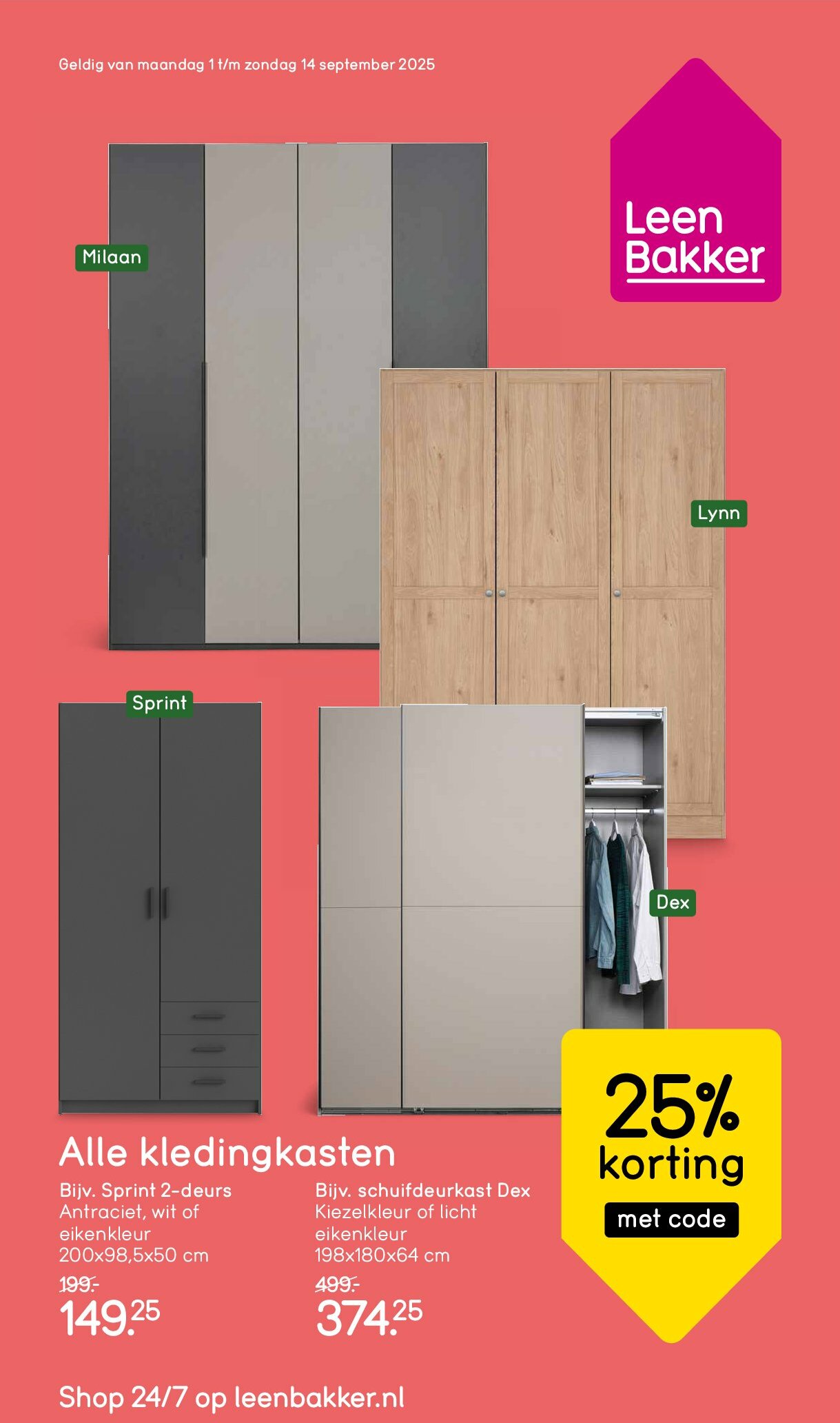 leen-bakker - Leen Bakker folder geldig vanaf 01-09 t/m 14-09 - page: 1
