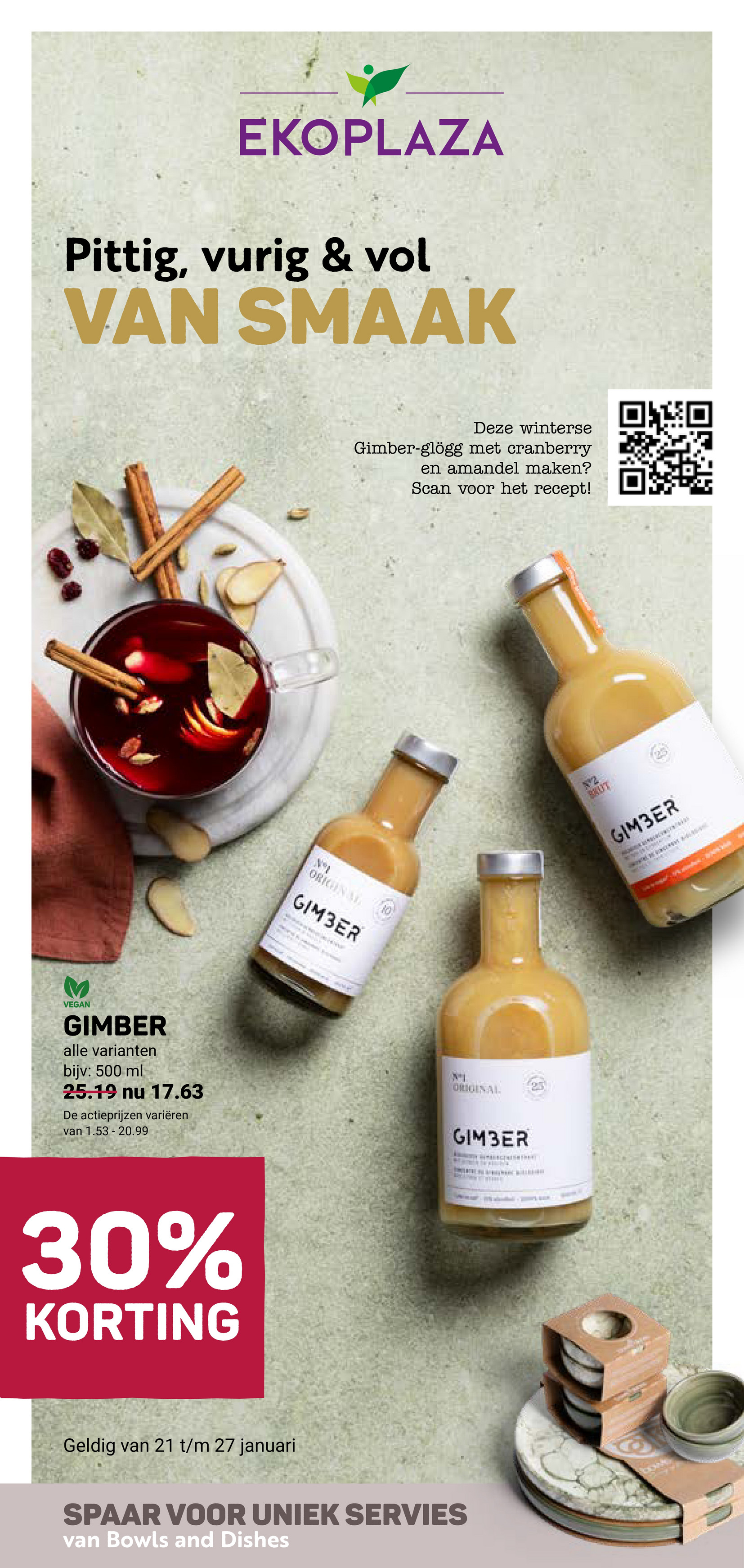 ekoplaza - De Ekoplaza folder geldig vanaf 21-01 t/m 27-01 - page: 1