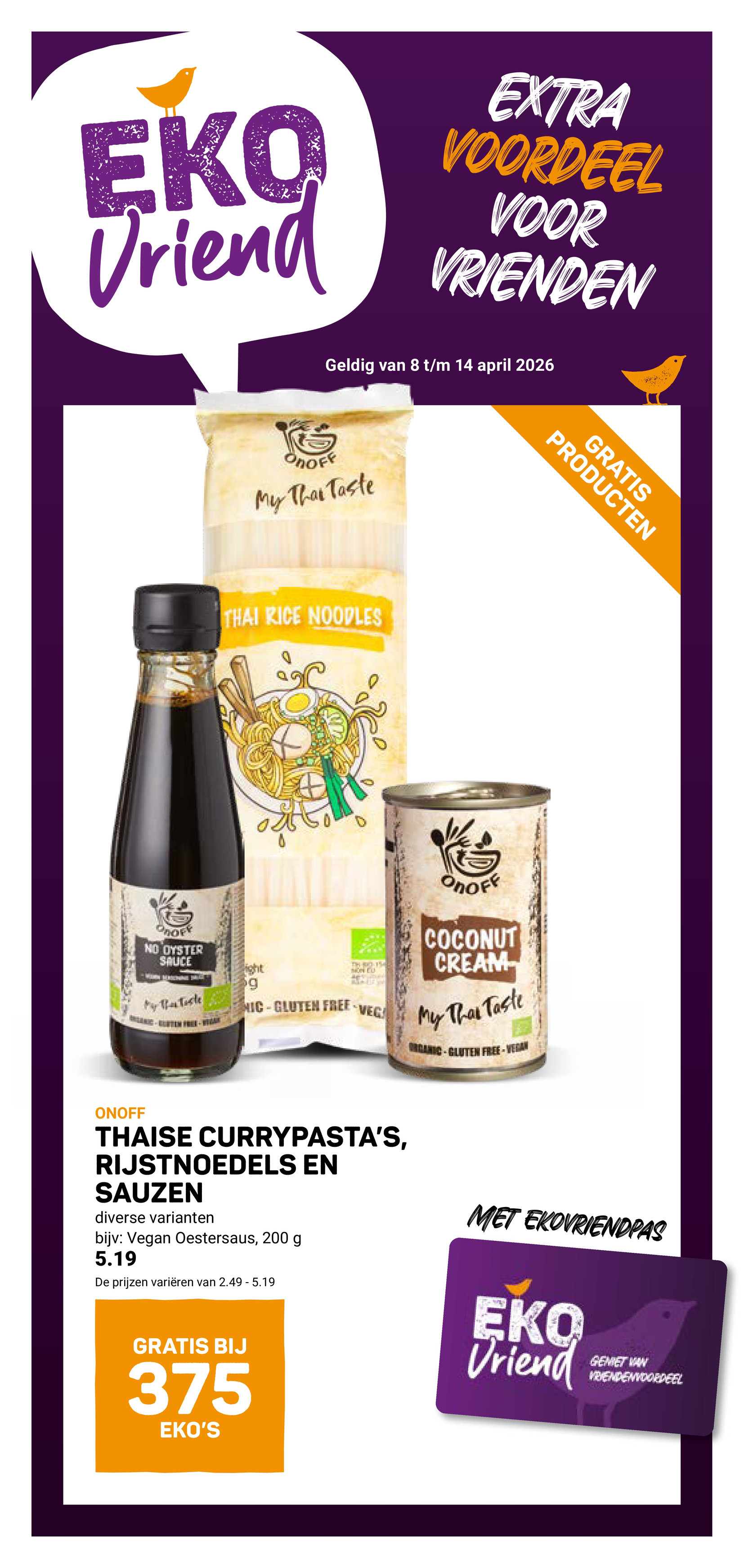 ekoplaza - Huidige Ekoplaza folder geldig van woensdag 08-04-2026 tot dinsdag 14-04-2026 - page: 11