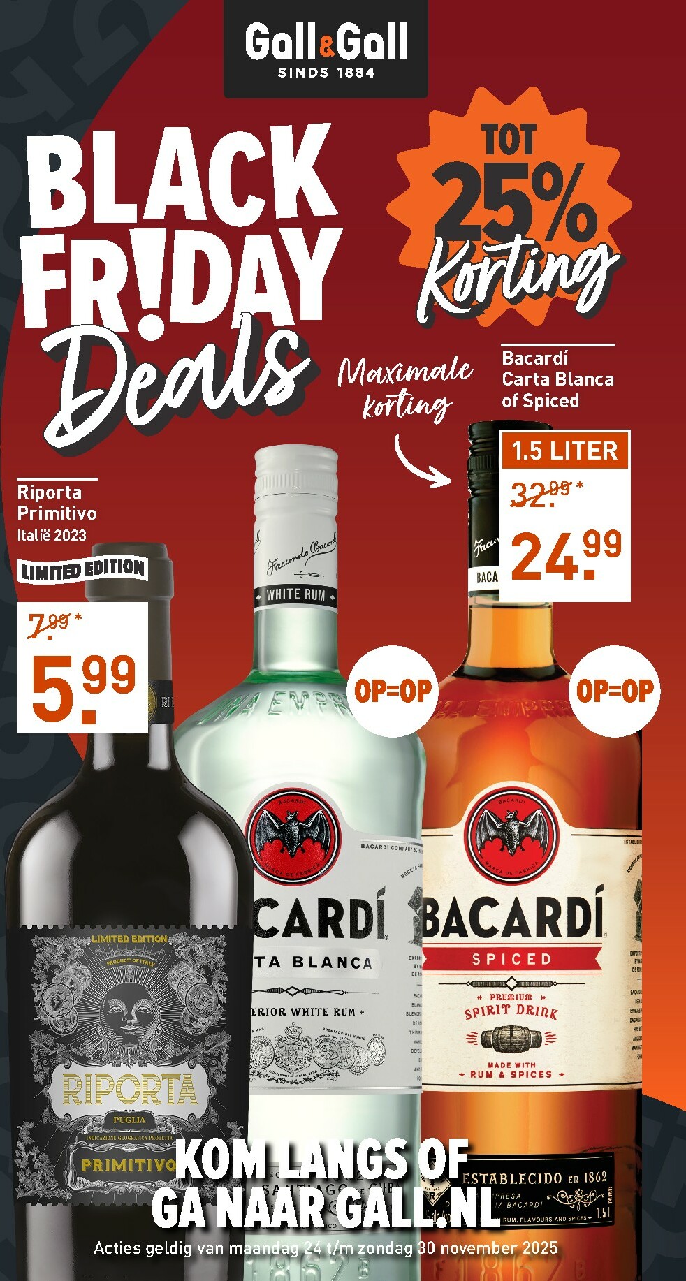 gall-gall - De Gall&Gall - Black Friday folder geldig vanaf 24-11 t/m 30-11
