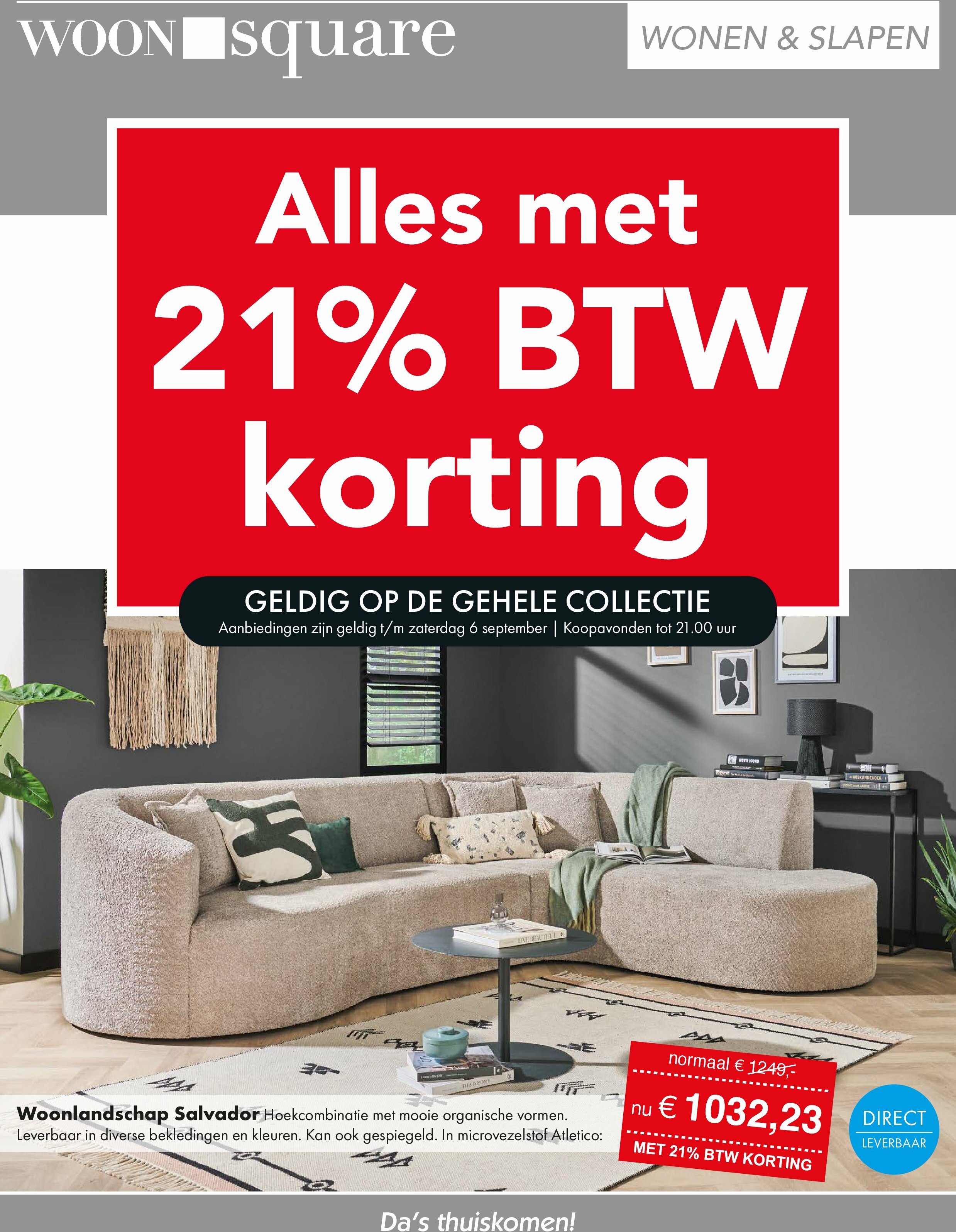 woonsquare - Woonsquare folder geldig vanaf 01-09 t/m 06-09 - page: 1