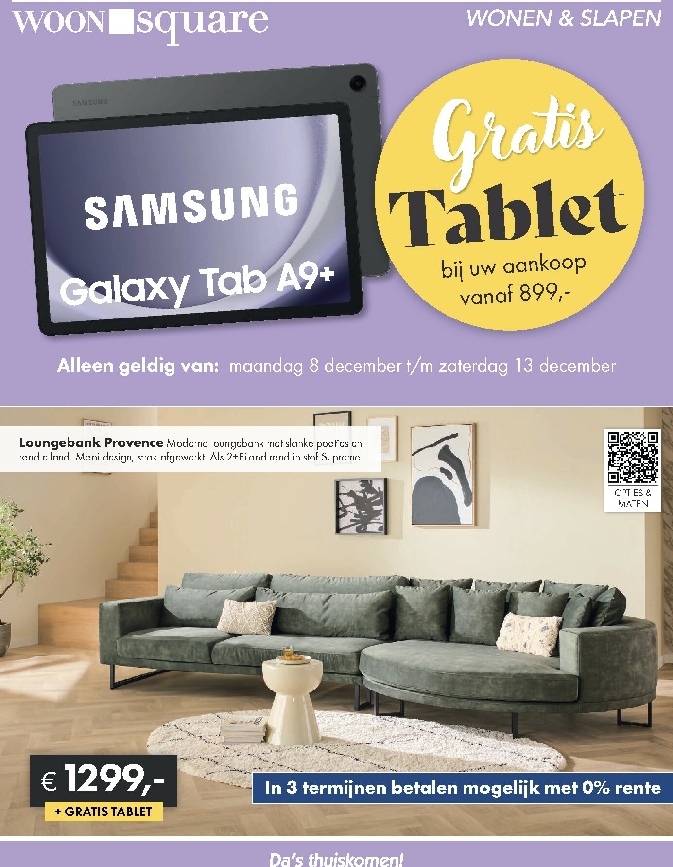 woonsquare - De Woonsquare folder geldig vanaf 08-12 t/m 13-12 - page: 1