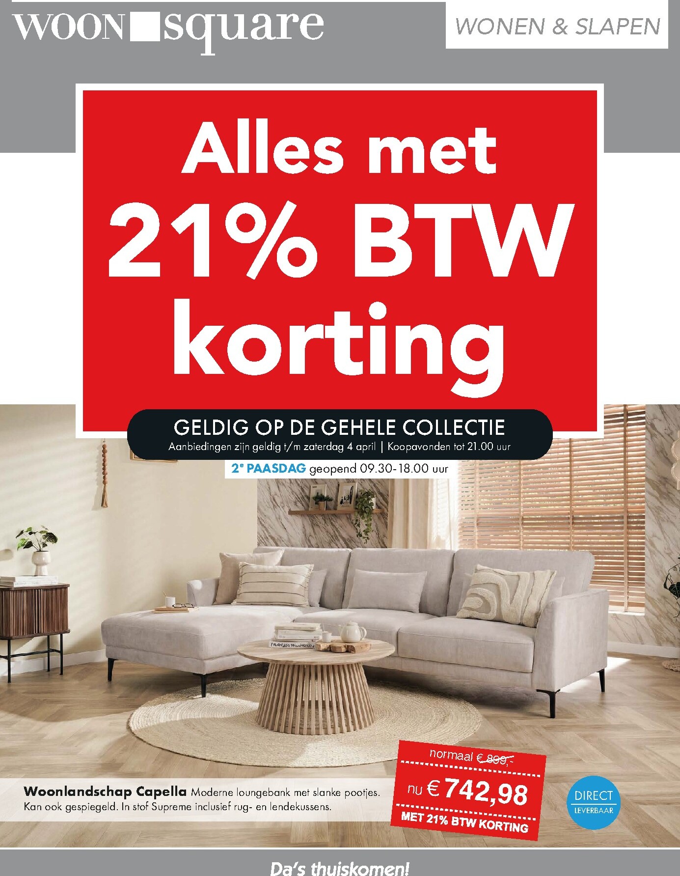 woonsquare - De Woonsquare folder geldig vanaf 30-03-2026 t/m 04-04-2026 - page: 1