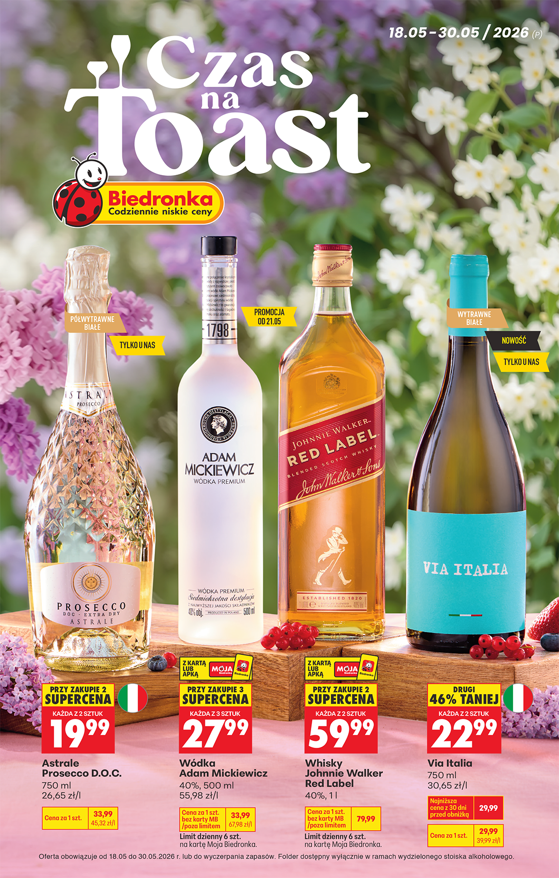 biedronka - Nowa gazetka Biedronka - Alkohol ważna od 18.05.2026 do 30.05.2026