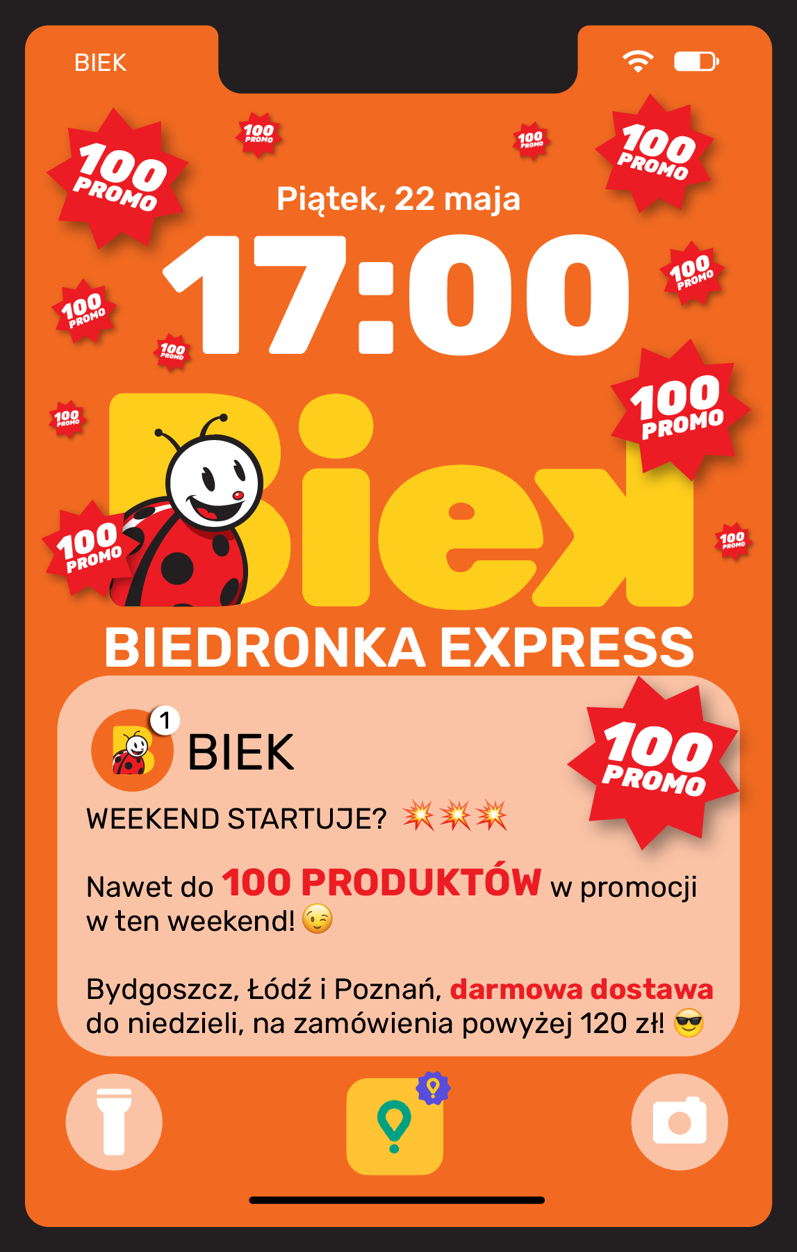 biedronka - Aktualna gazetka Biedronka - Biek ważna od 22.05.2026 do 24.05.2026