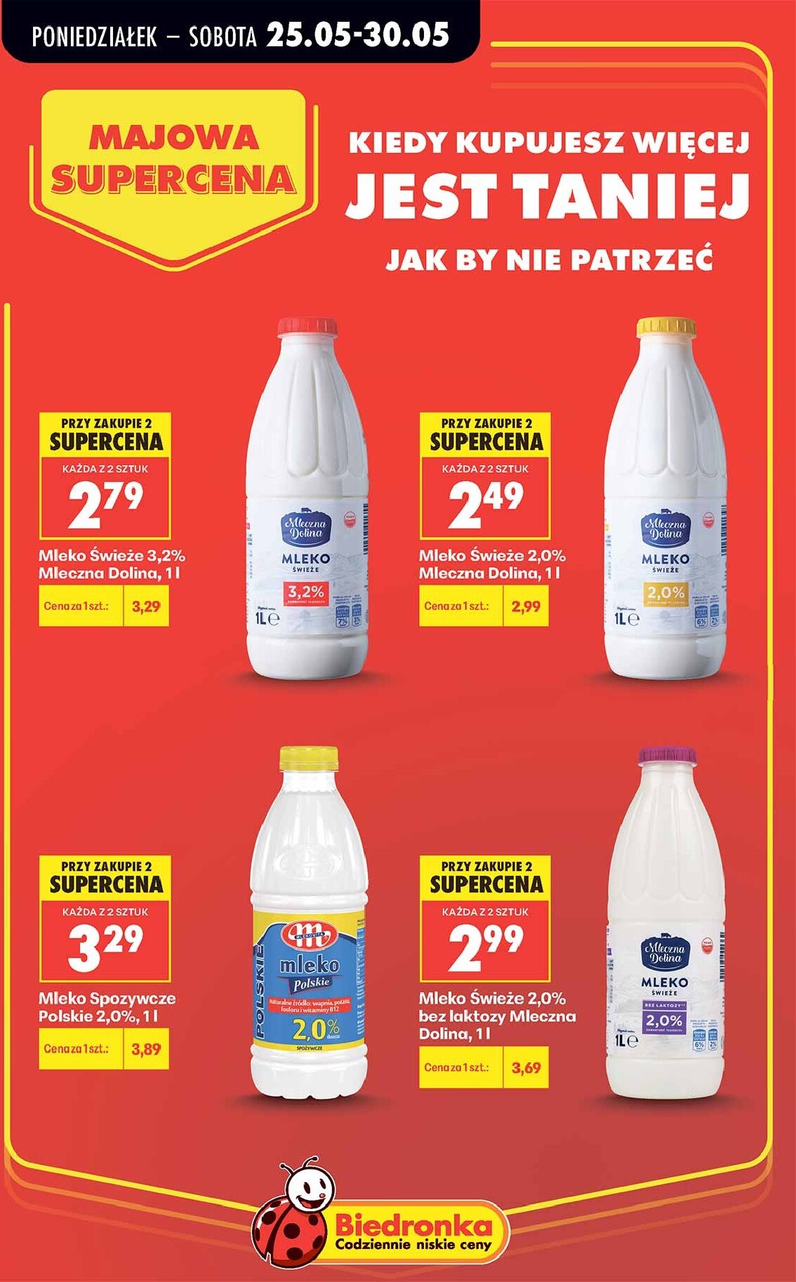 biedronka - Nowa gazetka Biedronka - Majowa supercena ważna od 25.05.2026 do 30.05.2026