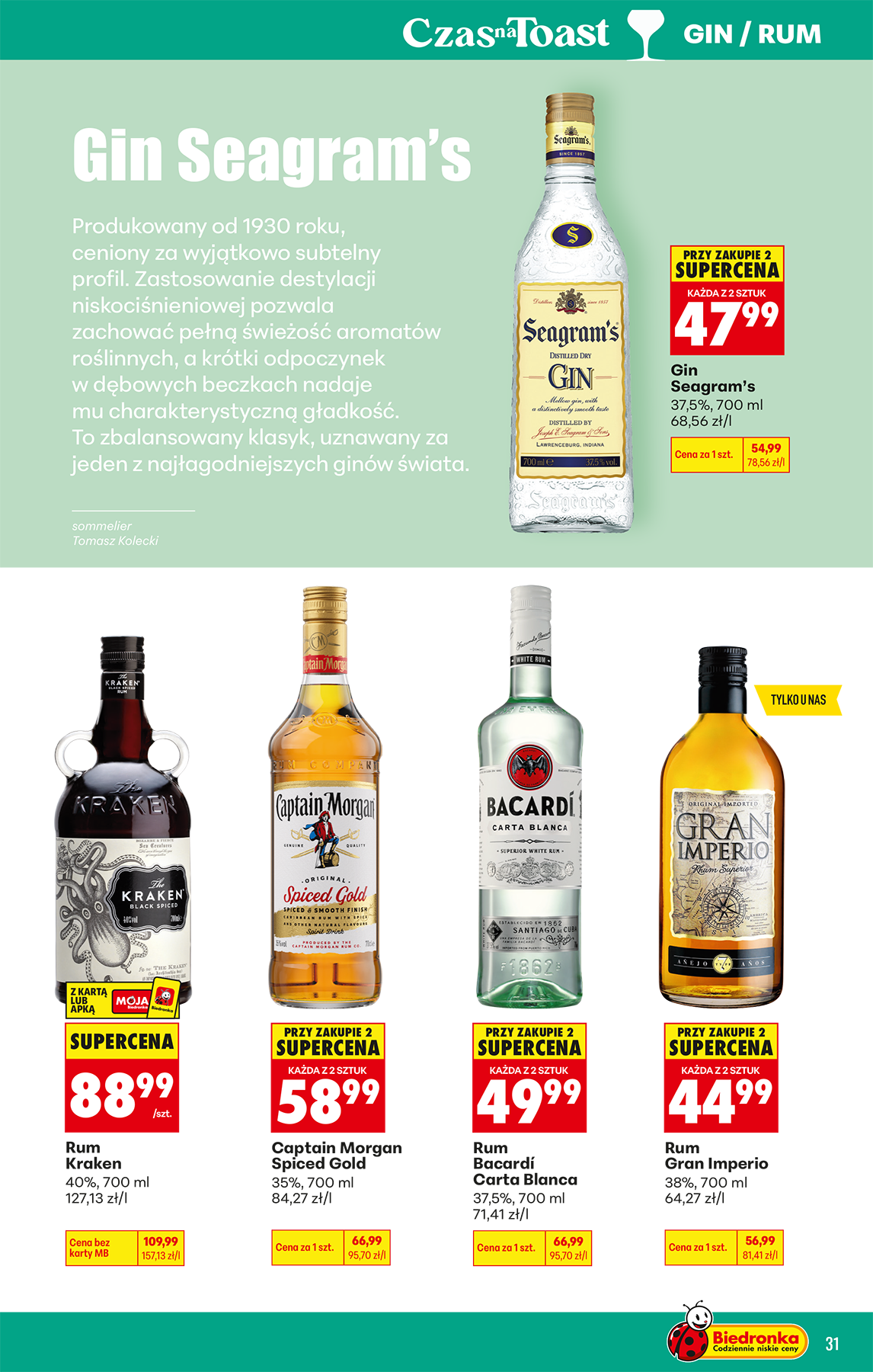 biedronka - Nowa gazetka Biedronka - Alkohol ważna od 01.06.2026 do 13.06.2026 - page: 31