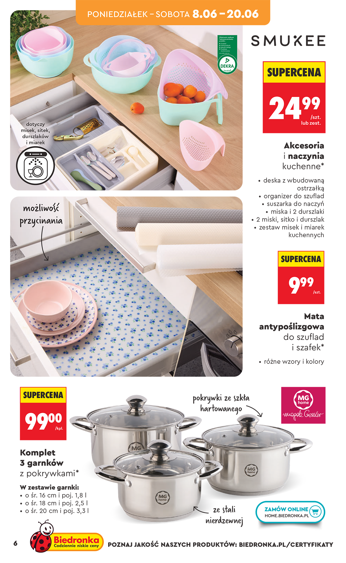 biedronka - Nowa gazetka Biedronka - Hity i inspiracje ważna od 06.06.2026 do 24.06.2026 - page: 8