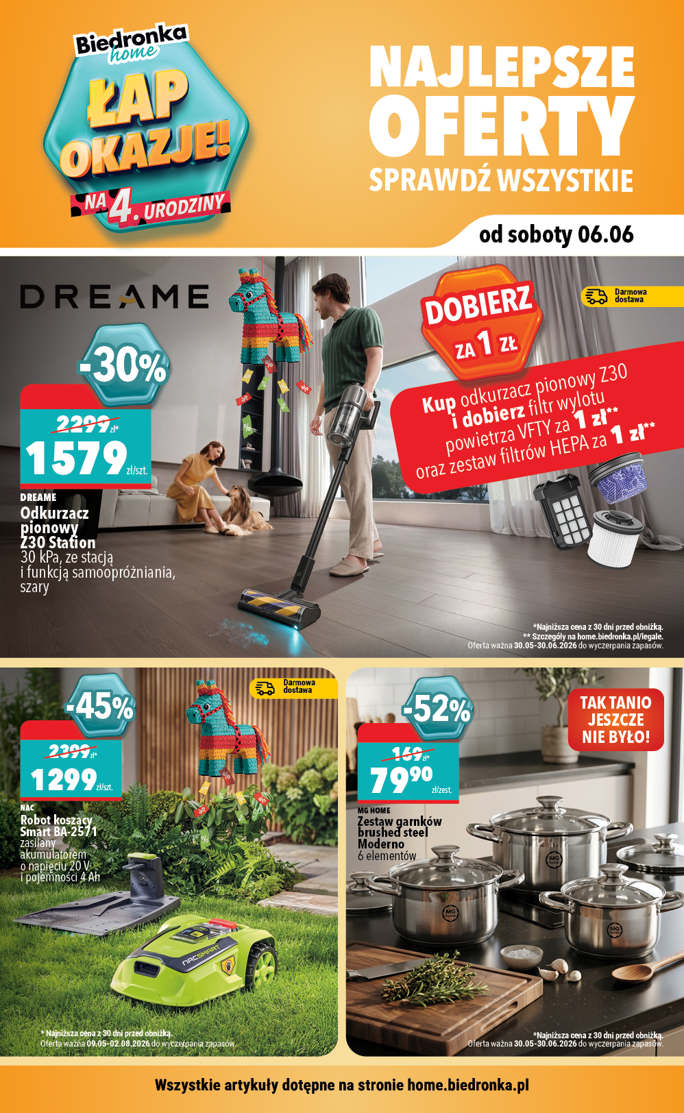 biedronka - Aktualna gazetka Biedronka - Home ważna od 06.06.2026 do 30.06.2026