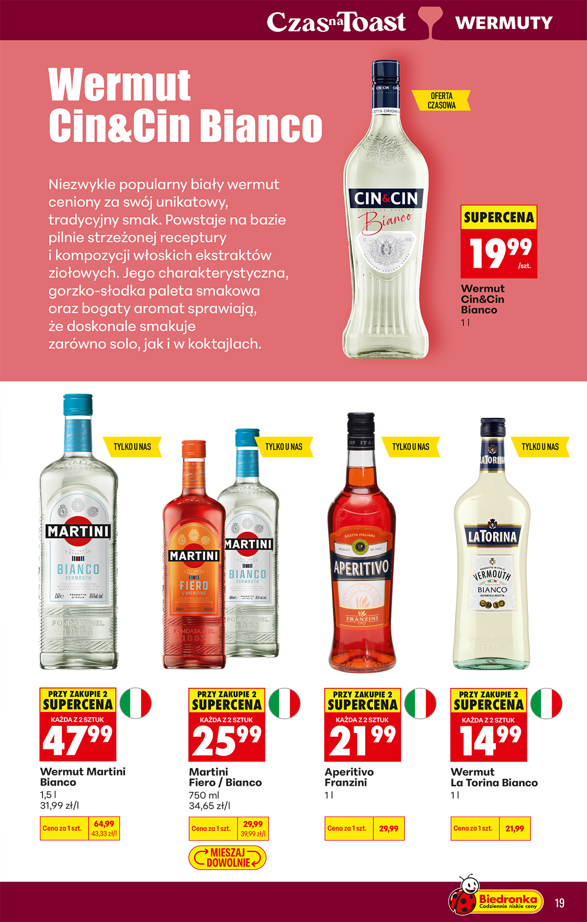 biedronka - Aktualna gazetka Biedronka - Czas na Toast - 15.06-28.06 ważna od 15.06.2026 do 28.06.2026 - page: 21