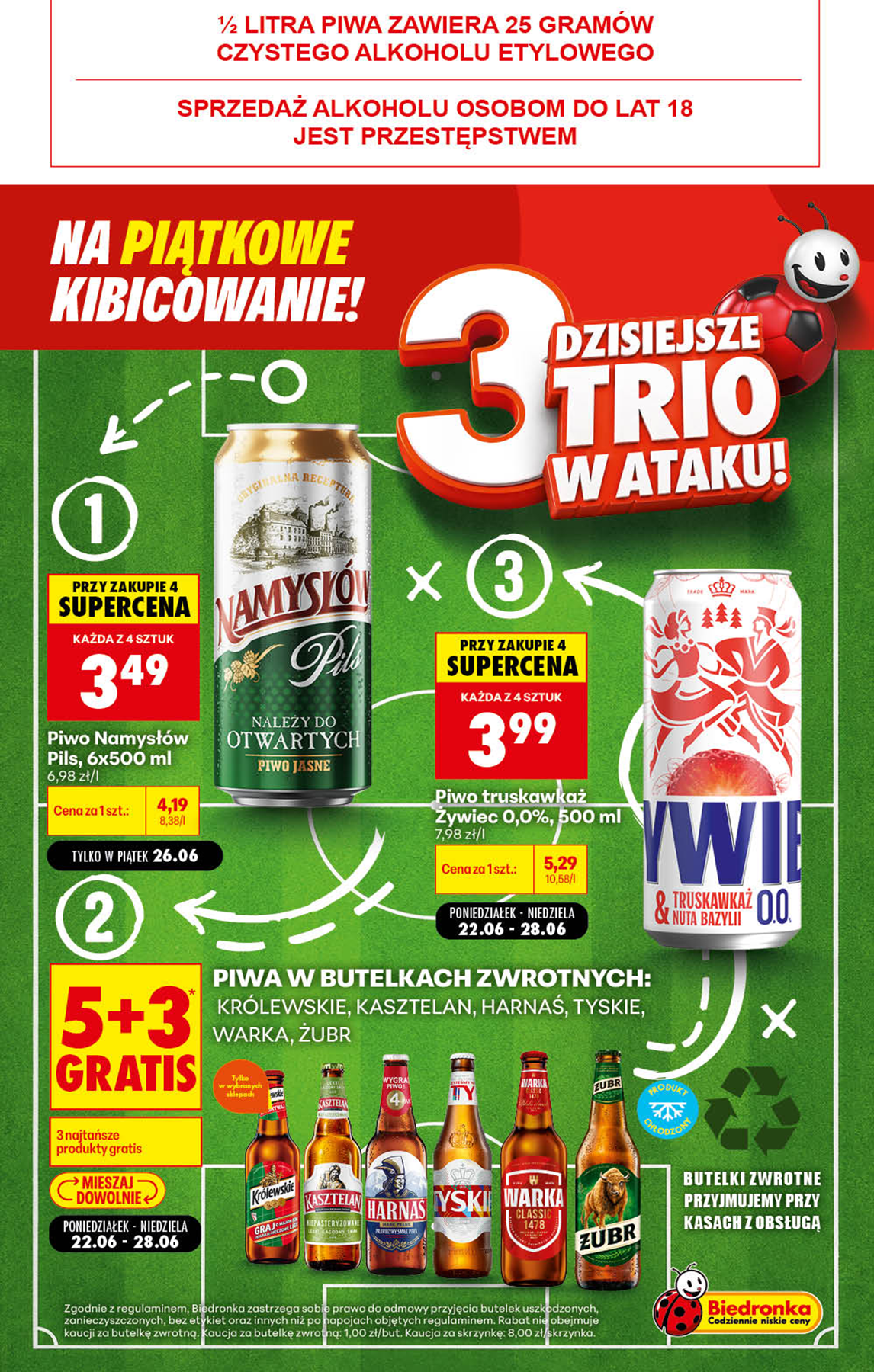 biedronka - Aktualna gazetka Biedronka - Piatkowe kibicowanie ważna od 26.06.2026 do 30.06.2026 - page: 2