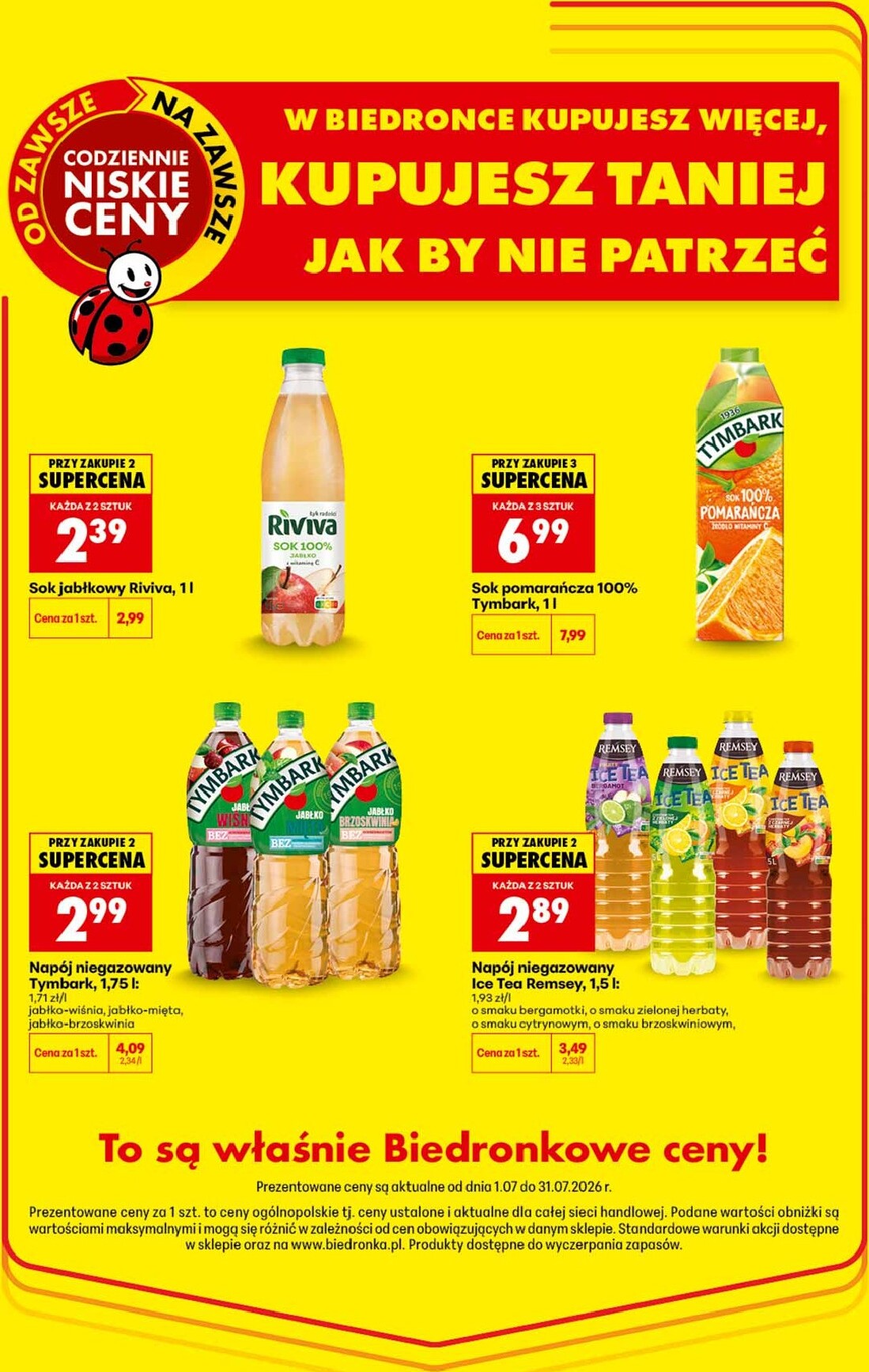 biedronka - Aktualna gazetka Biedronka ważna od 01.07.2026 do 31.07.2026