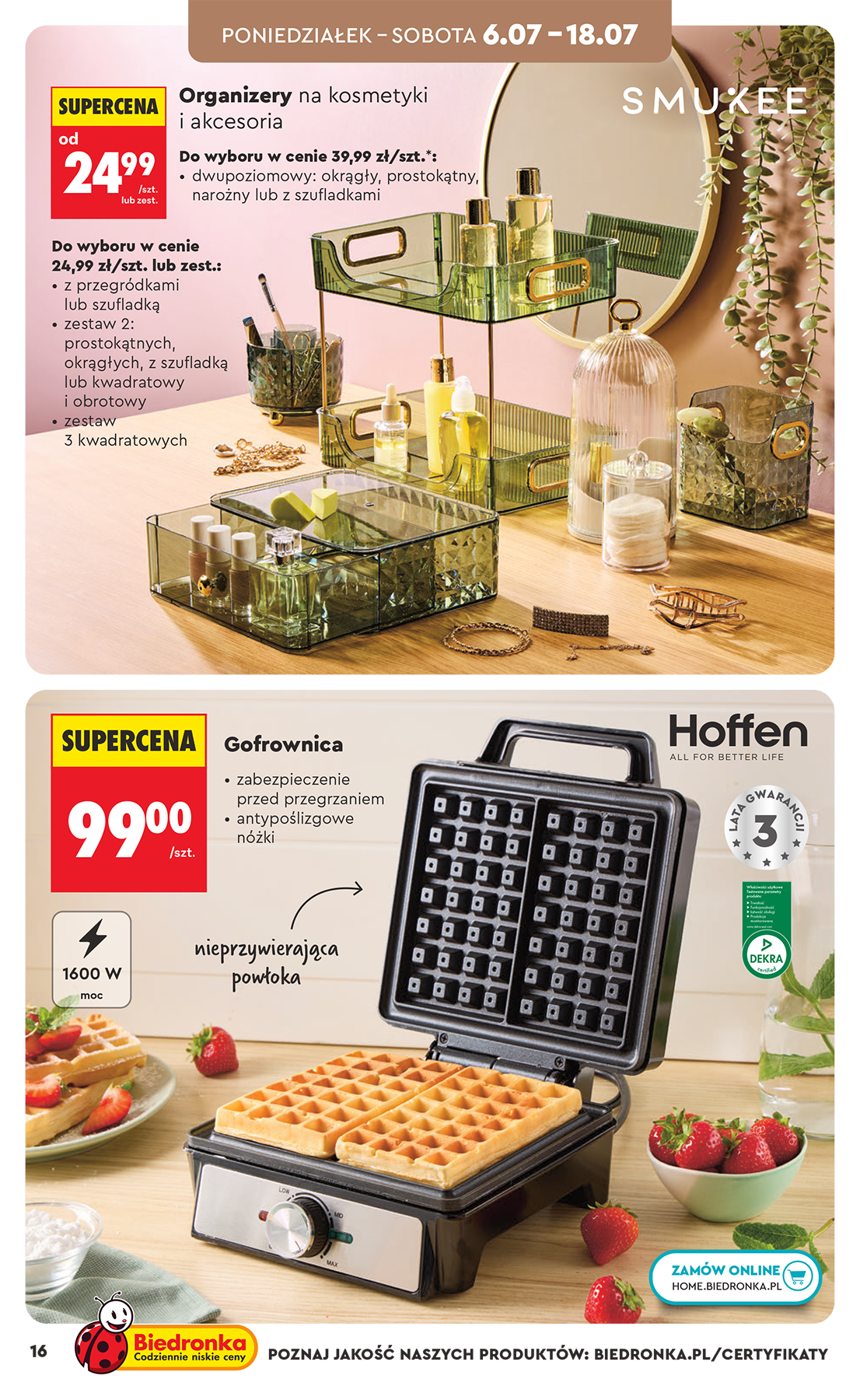 biedronka - Nowa gazetka Biedronka - Hity i inspiracje ważna od 04.07.2026 do 31.07.2026 - page: 16