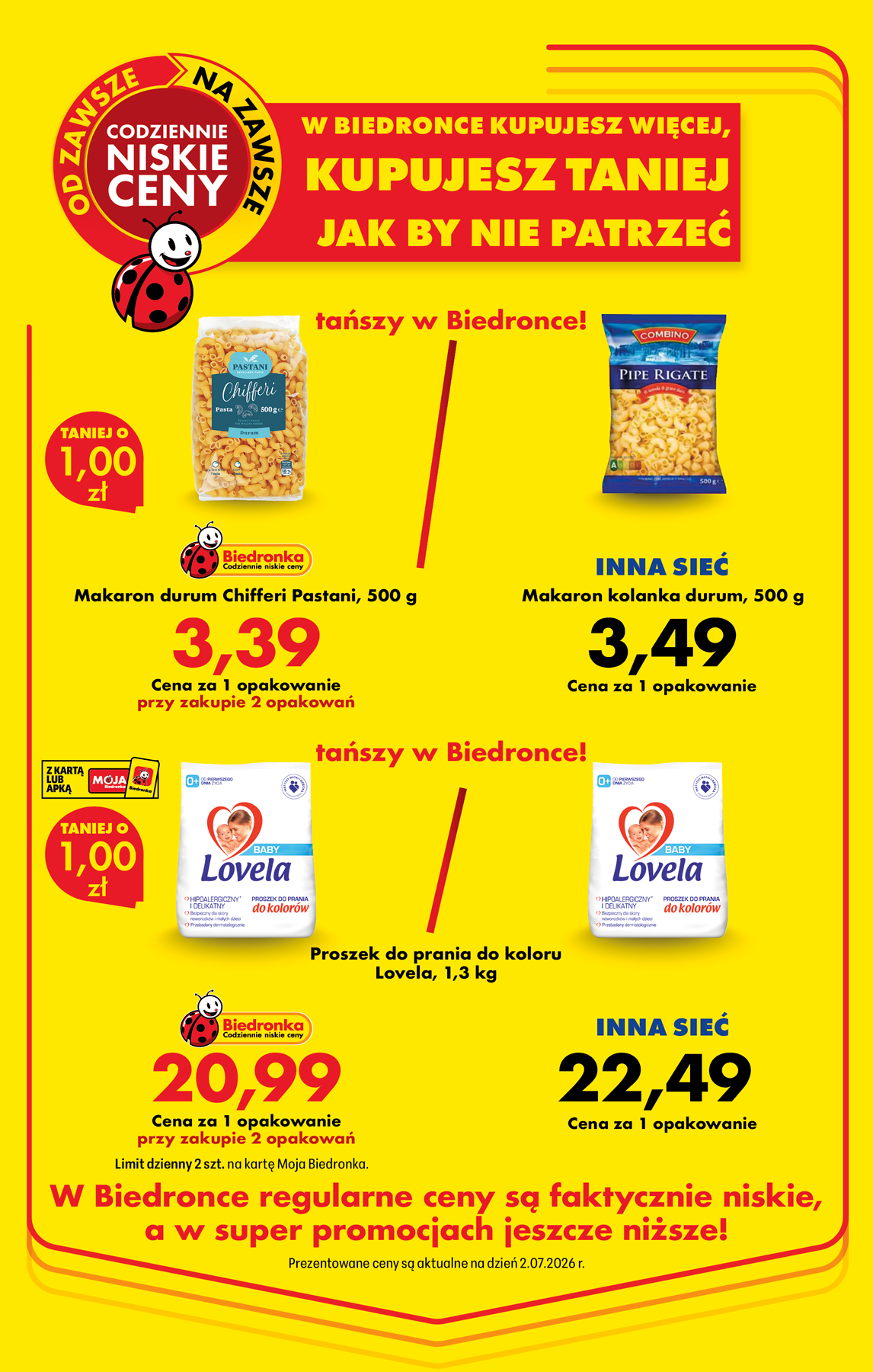 biedronka - Aktualna gazetka Biedronka - Codziennie Niskie Ceny ważna od 01.07.2026 do 31.07.2026 - page: 2