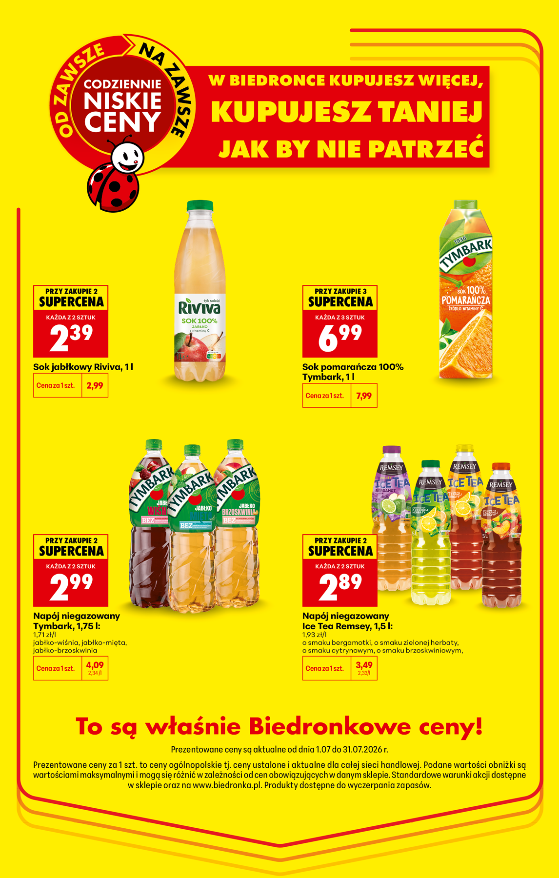 biedronka - Aktualna gazetka Biedronka - Codziennie Niskie Ceny ważna od 01.07.2026 do 31.07.2026 - page: 6