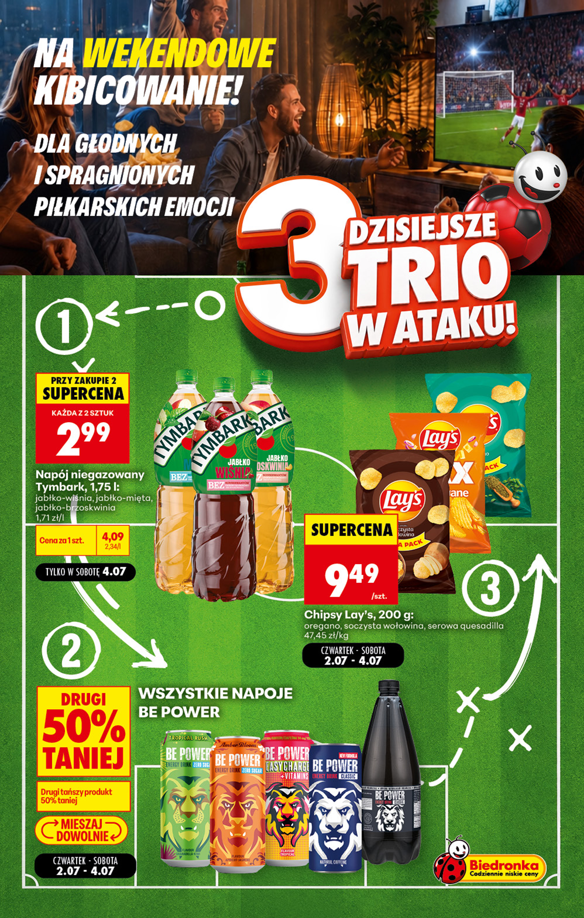 biedronka - Nowa gazetka Biedronka - Foodball Weekend 2 ważna od 04.07.2026 do 05.07.2026 - page: 2