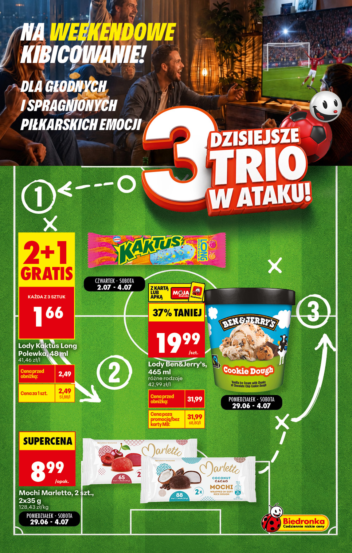 biedronka - Nowa gazetka Biedronka - Foodball Weekend 2 ważna od 04.07.2026 do 05.07.2026