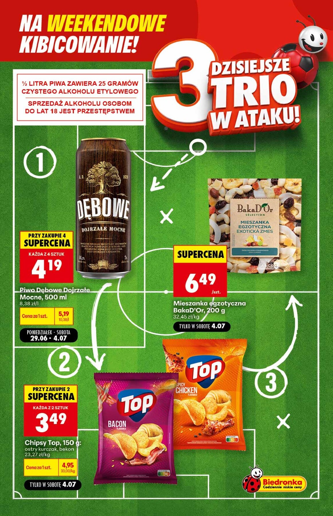 biedronka - Nowa gazetka Biedronka - Football Weekend ważna od 04.07.2026 do 05.07.2026 - page: 4